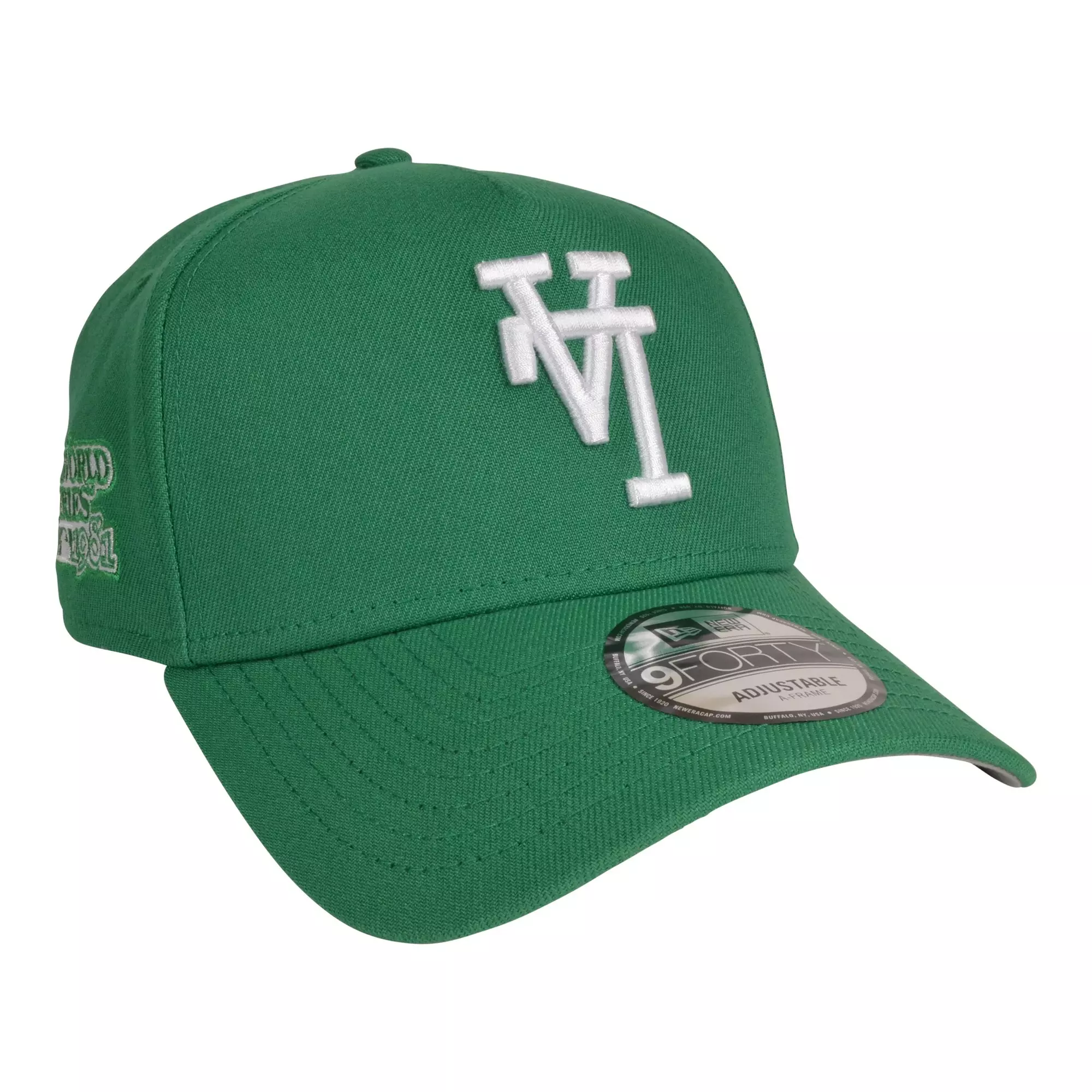 New Era Los Angeles Dodgers 9FORTY Upside Down Snapback Hat - Green - GREEN