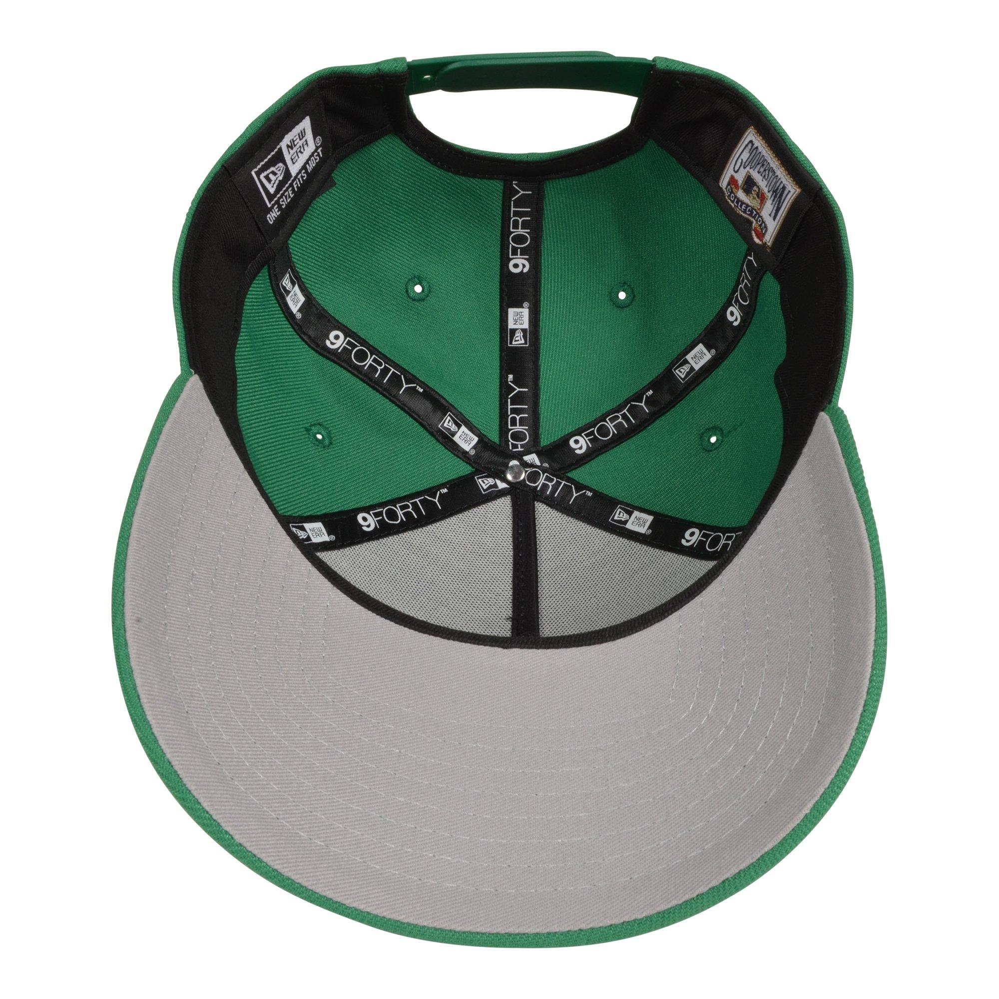 New Era Los Angeles Dodgers 9FORTY Upside Down Snapback Hat - Green - GREEN Thumbnail View 2