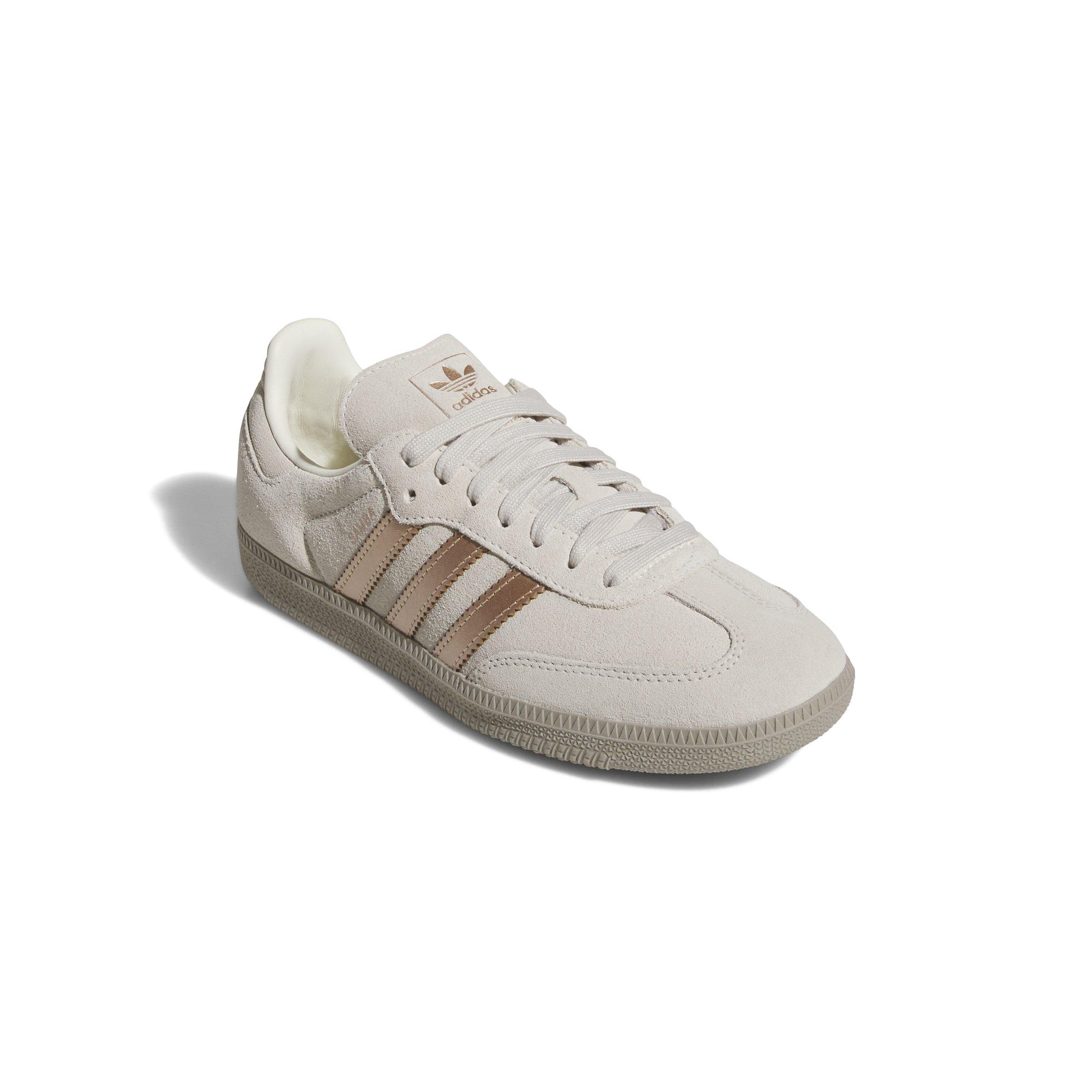 adidas Originals Samba OG "Off White/Copper Metallic/Putty Beige" Women's Shoe - OFF-WHITE Thumbnail View 6
