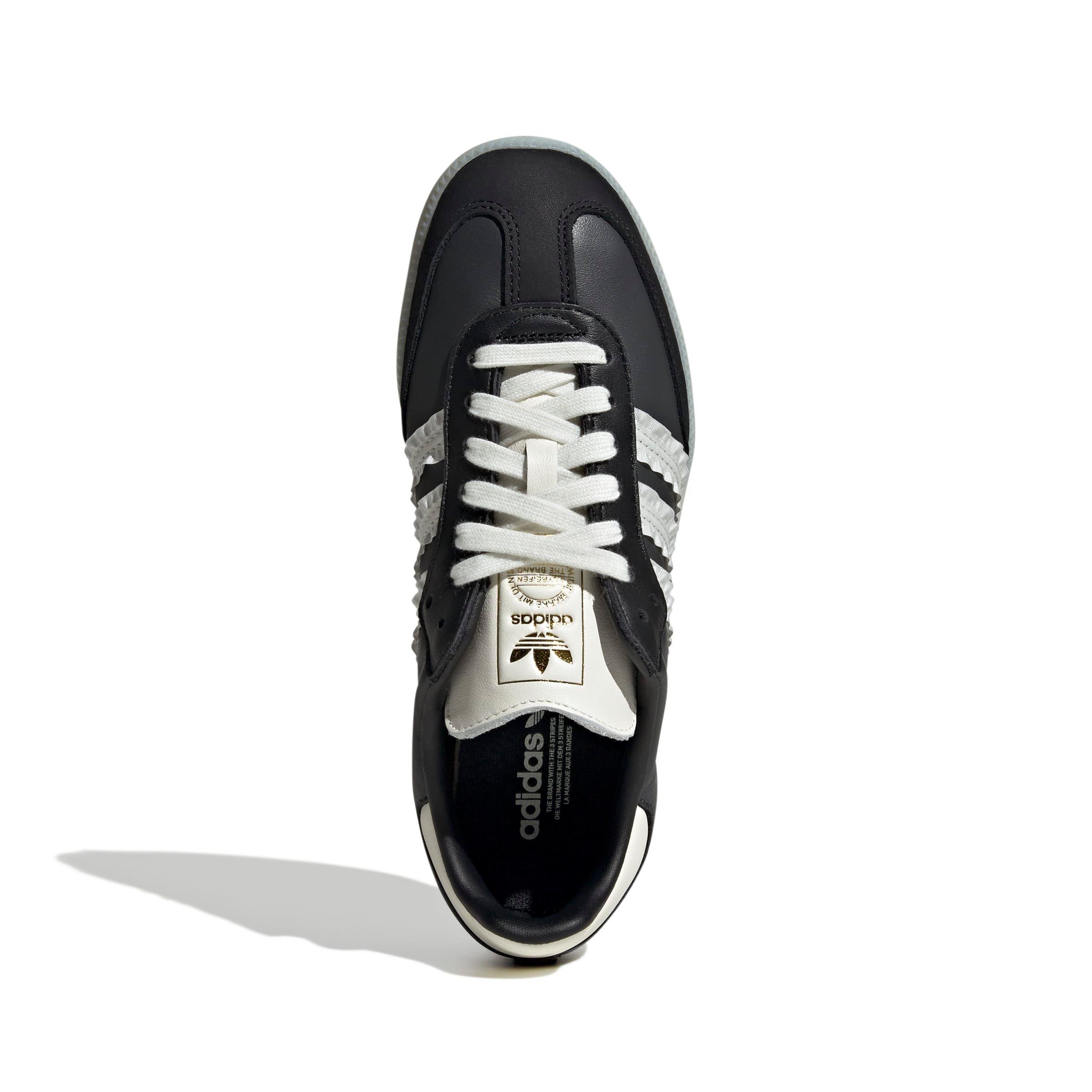 adidas Originals Samba OG Ruffle "Dark Grey/Carbon/Off White" Women's Shoe - BLACK/WHITE Thumbnail View 3