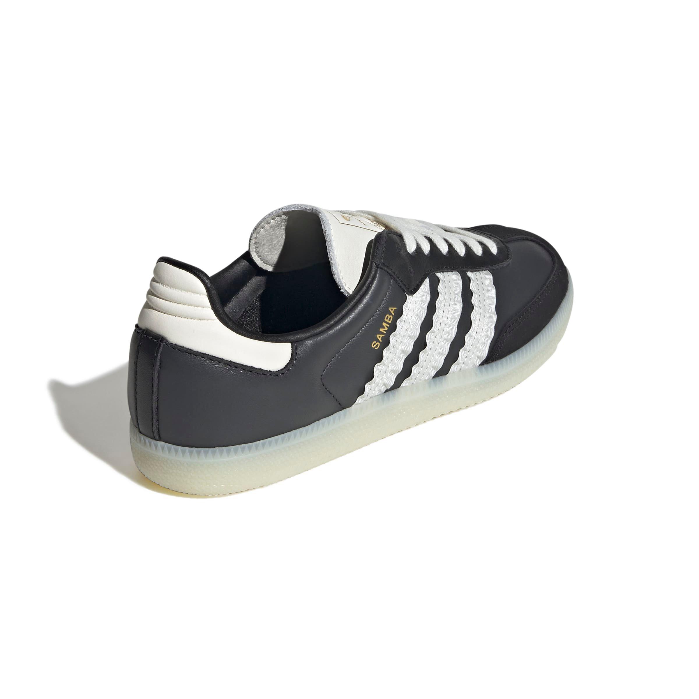 adidas Originals Samba OG Ruffle "Dark Grey/Carbon/Off White" Women's Shoe - BLACK/WHITE Thumbnail View 6