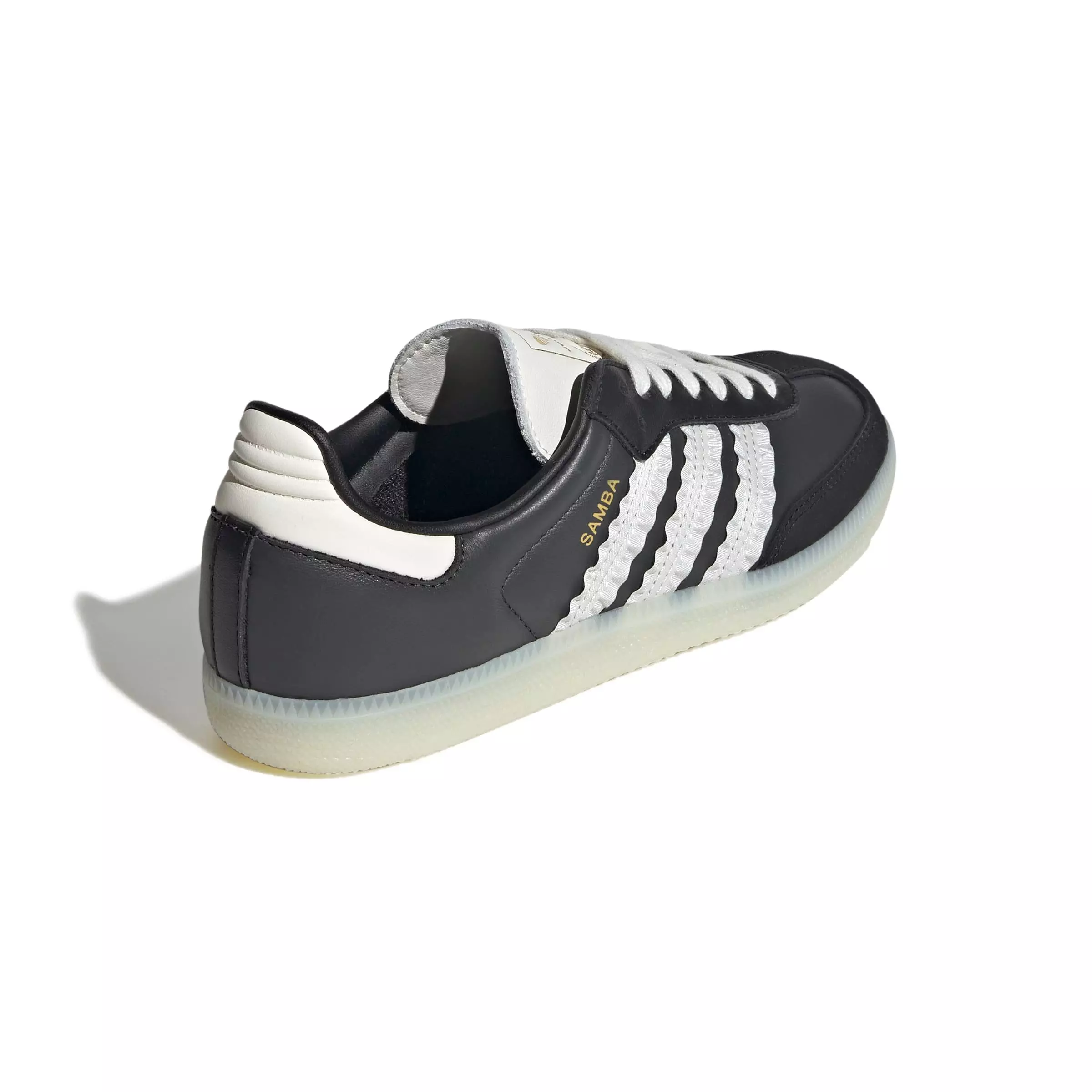 adidas Originals Samba OG Ruffle "Dark Grey/Carbon/Off White" Women's Shoe - BLACK/WHITE