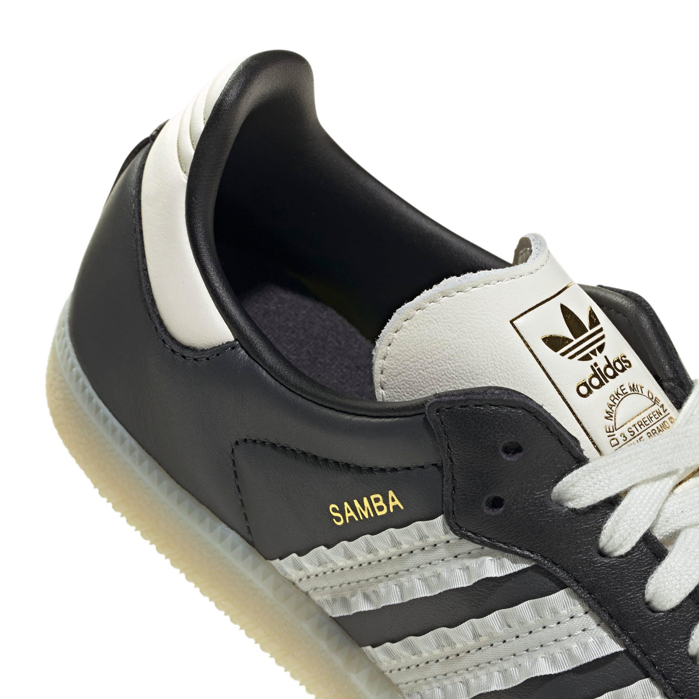 adidas Originals Samba OG Ruffle "Dark Grey/Carbon/Off White" Women's Shoe - BLACK/WHITE Thumbnail View 7