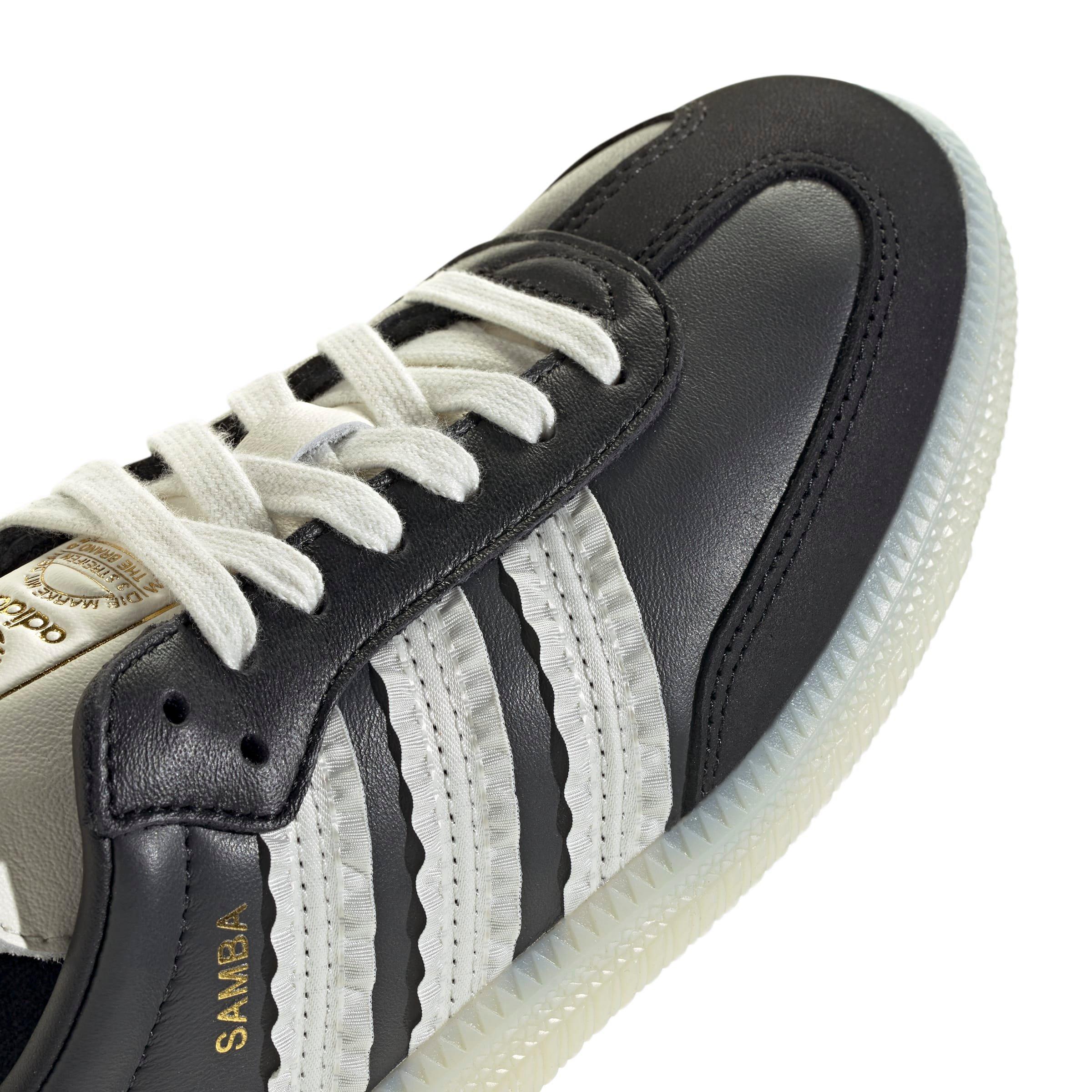 adidas Originals Samba OG Ruffle "Dark Grey/Carbon/Off White" Women's Shoe - BLACK/WHITE Thumbnail View 8