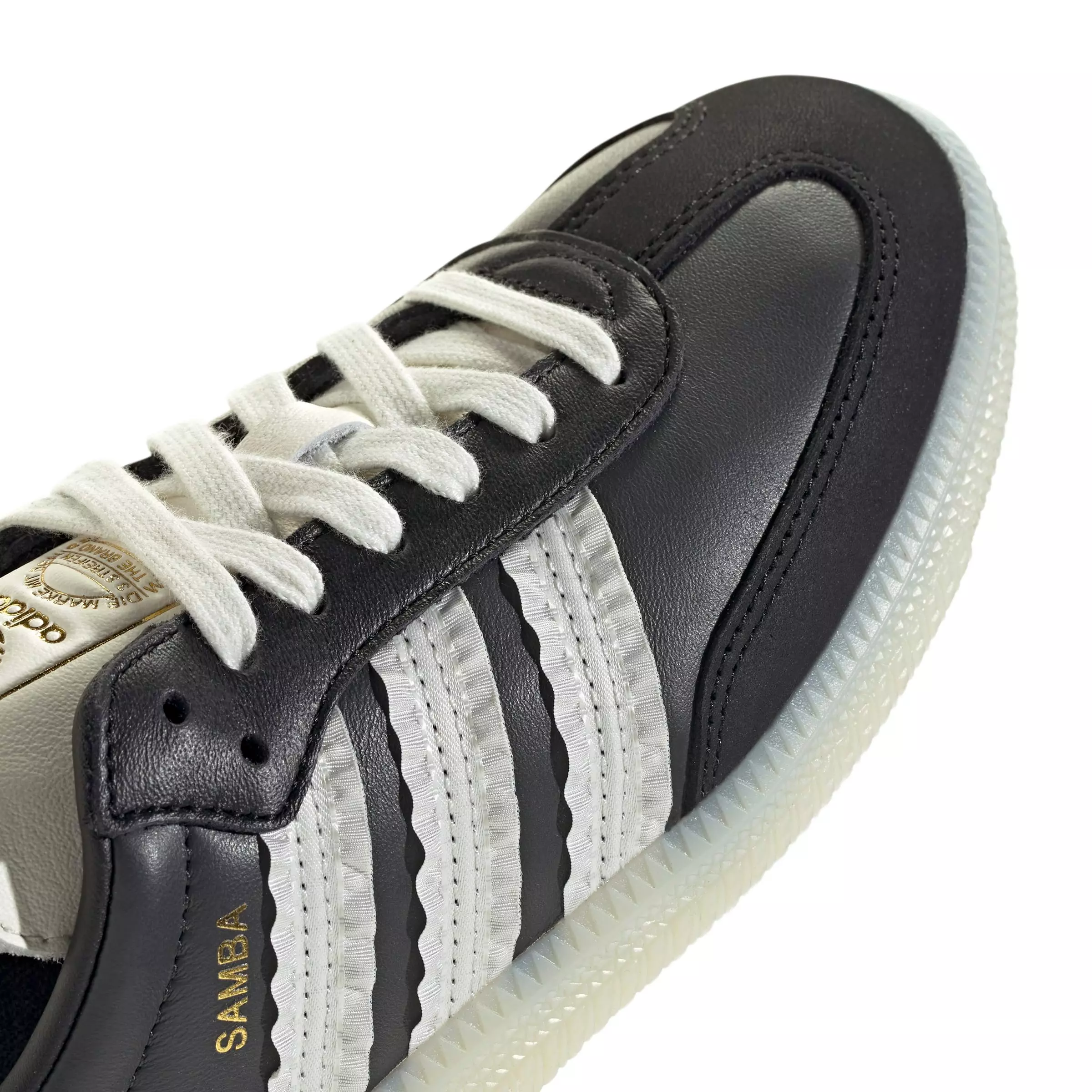 adidas Originals Samba OG Ruffle "Dark Grey/Carbon/Off White" Women's Shoe - BLACK/WHITE