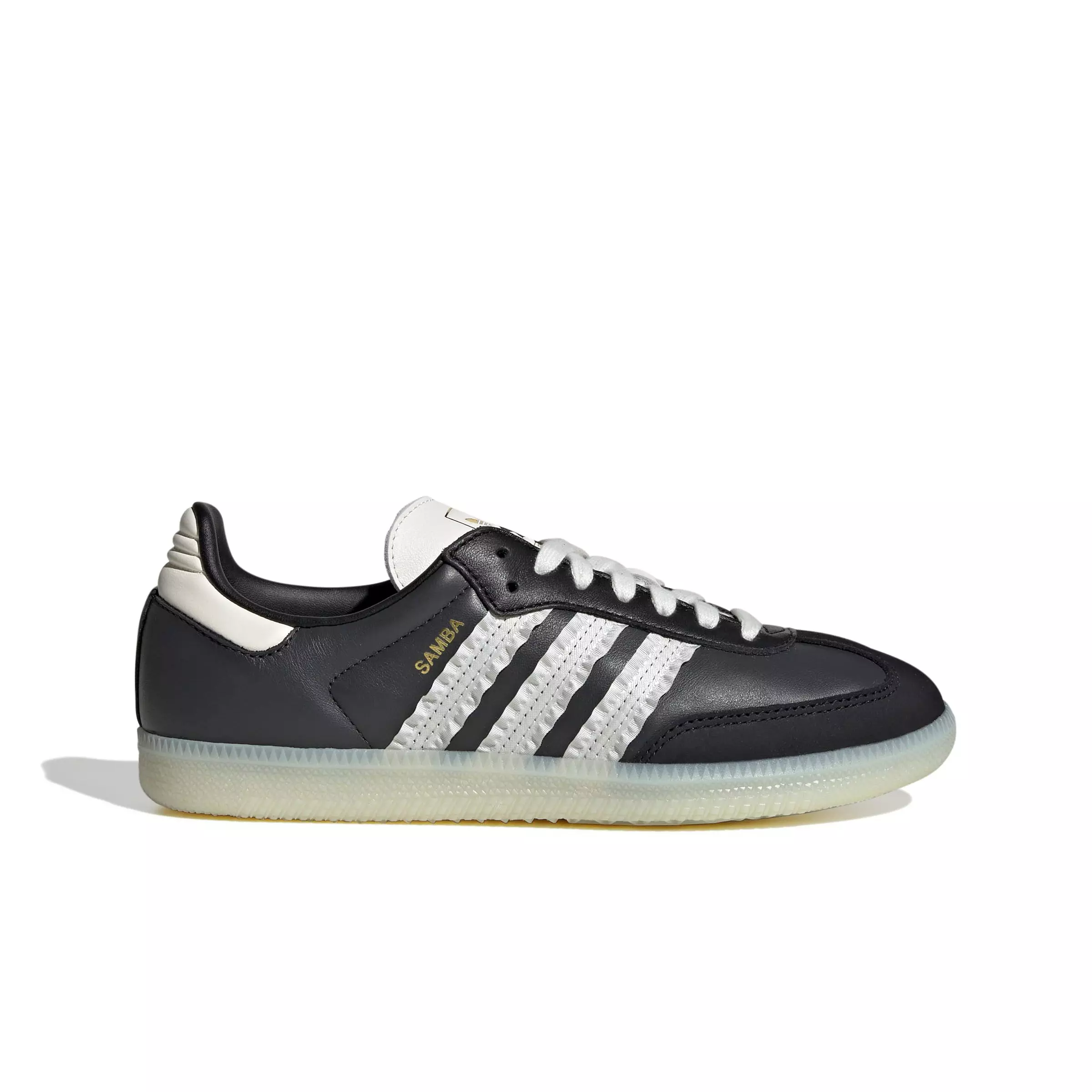 adidas Originals Samba OG Ruffle "Dark Grey/Carbon/Off White" Women's Shoe - BLACK/WHITE