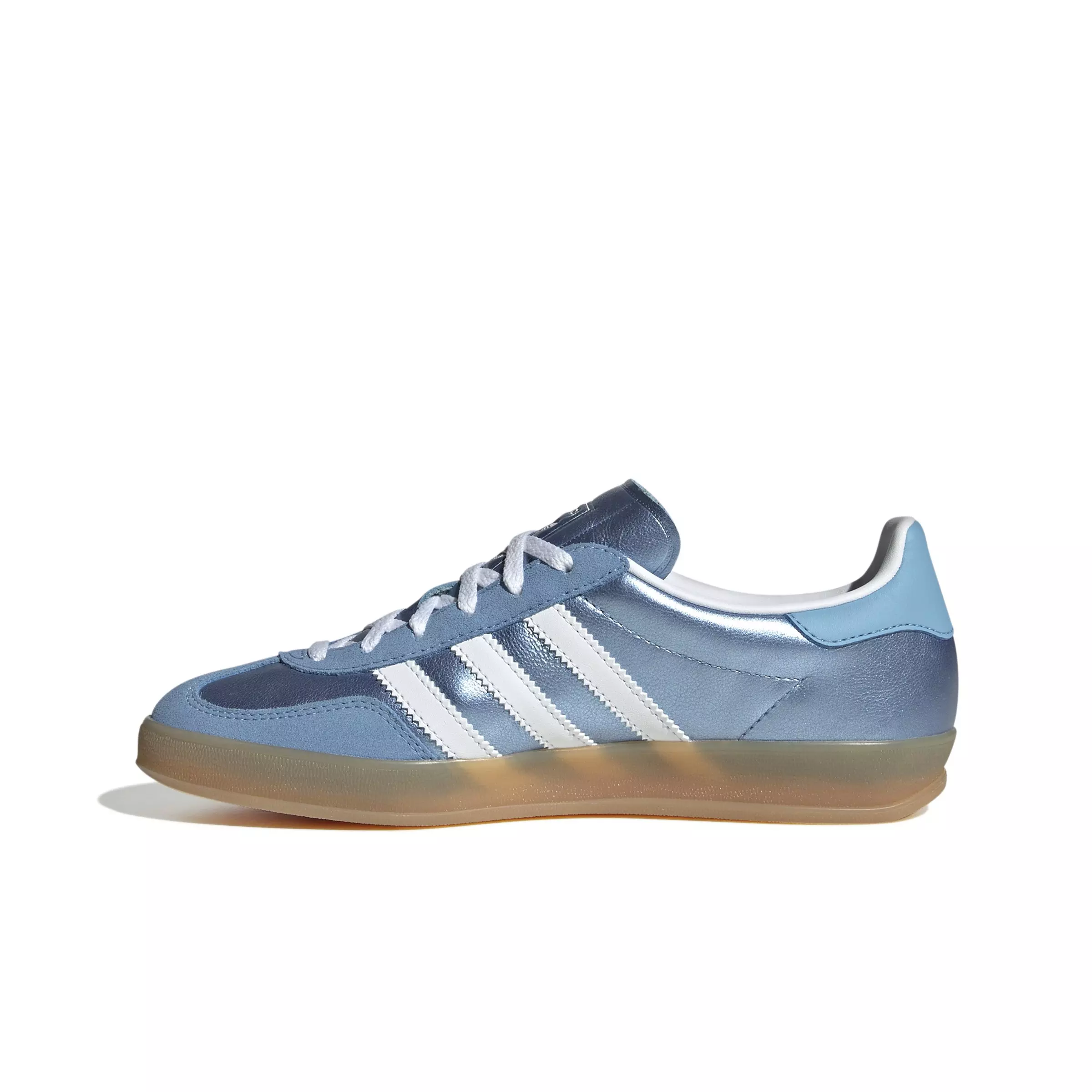 adidas Originals Gazelle Indoor "Metallic Blue" Women's Shoe - BLUE/WHITE