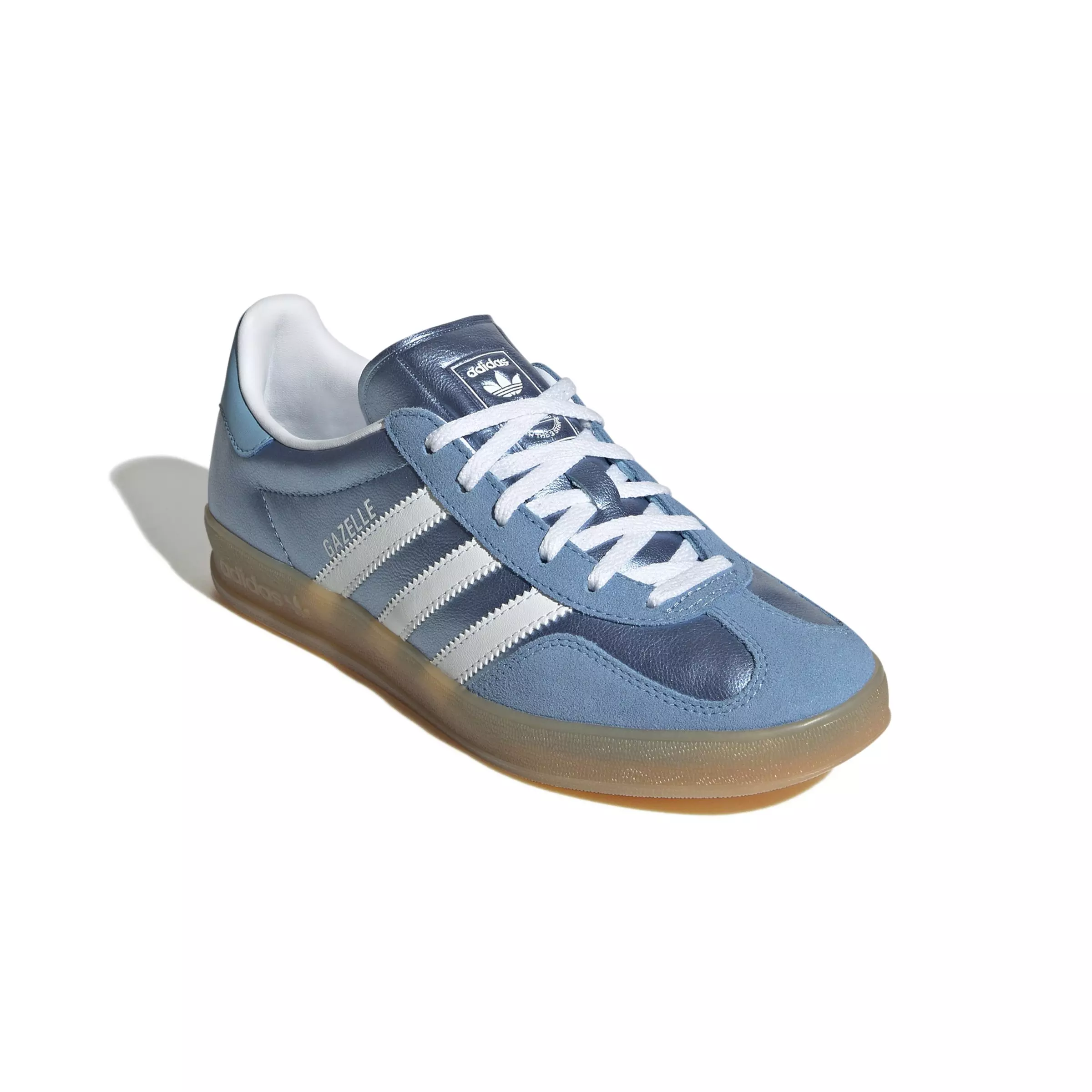 adidas Originals Gazelle Indoor "Metallic Blue" Women's Shoe - BLUE/WHITE