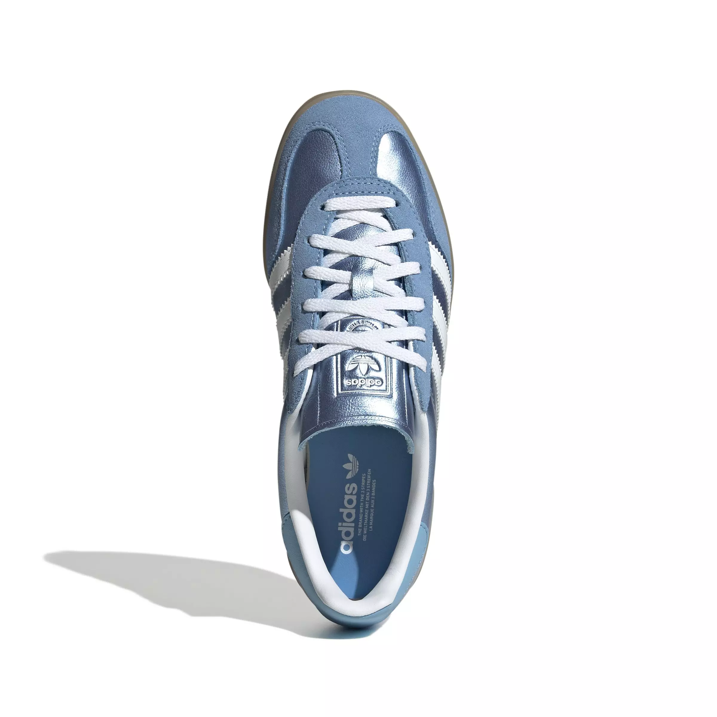 adidas Originals Gazelle Indoor "Metallic Blue" Women's Shoe - BLUE/WHITE