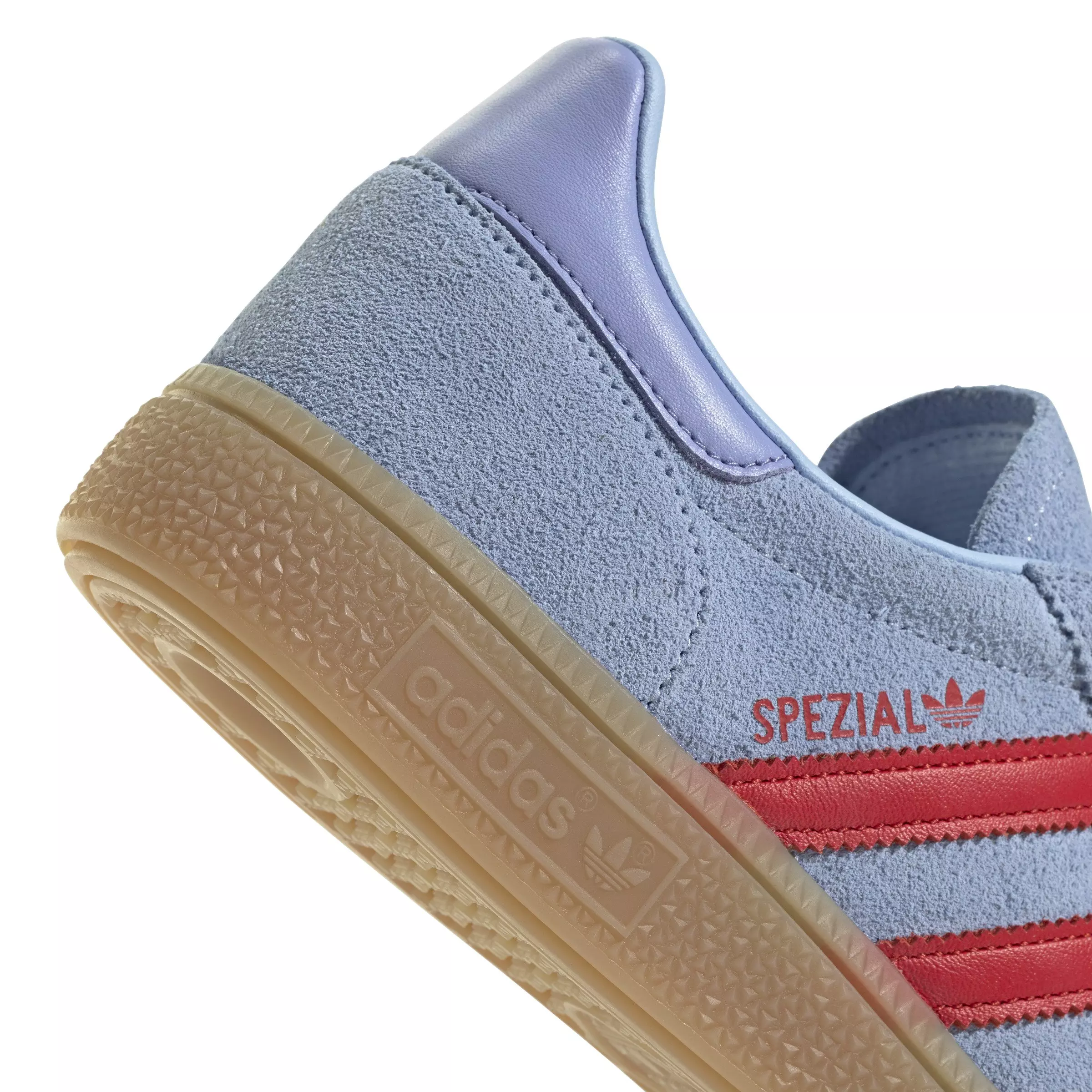 adidas Originals Handball Spezial "Glow Blue/Red/Blue Spark" Women's Shoe - BLUE/RED