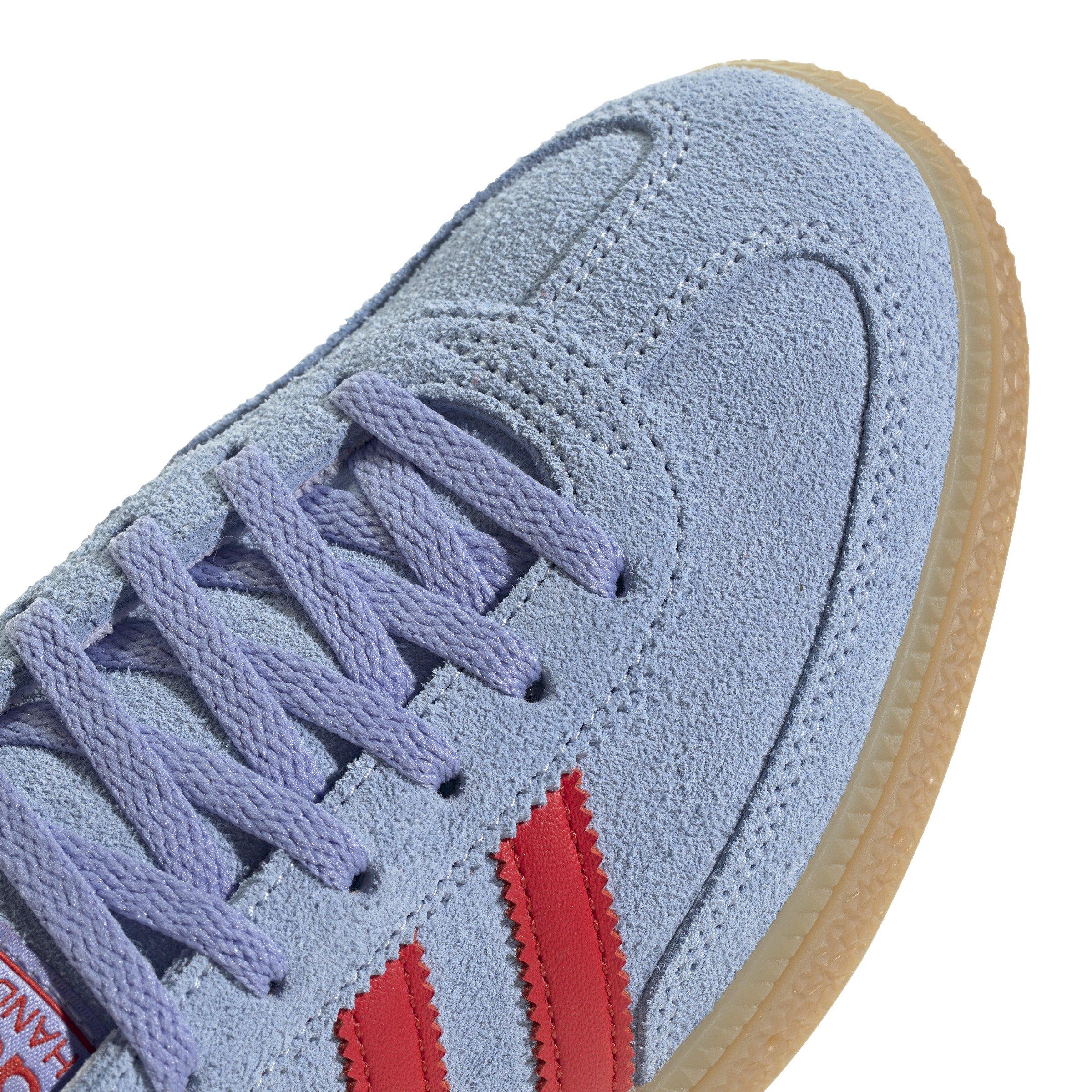adidas Originals Handball Spezial "Glow Blue/Red/Blue Spark" Women's Shoe - BLUE/RED Thumbnail View 5