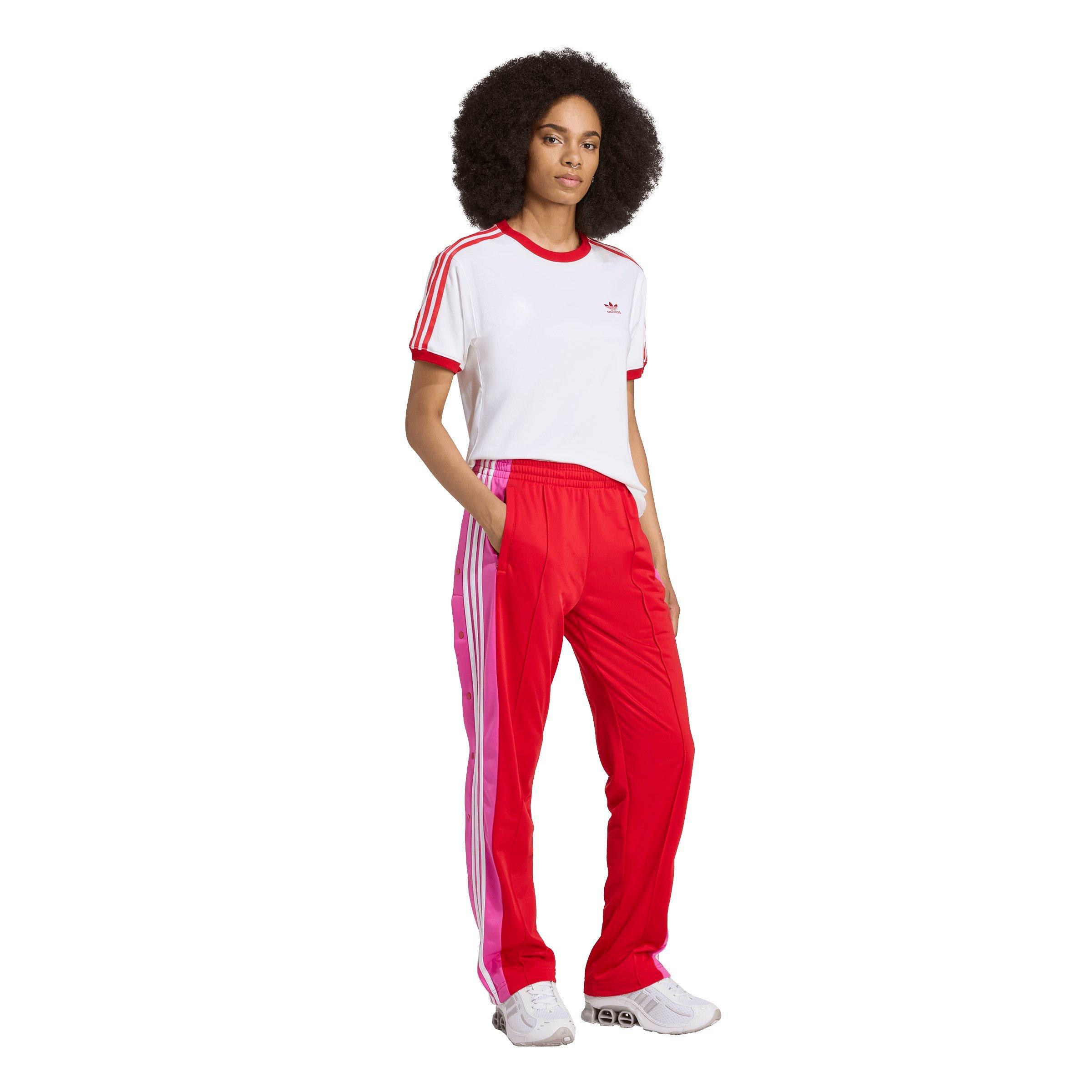 adidas Originals Women's Adibreak Track Pants-Red/Pink - RED/PINK Thumbnail View 5
