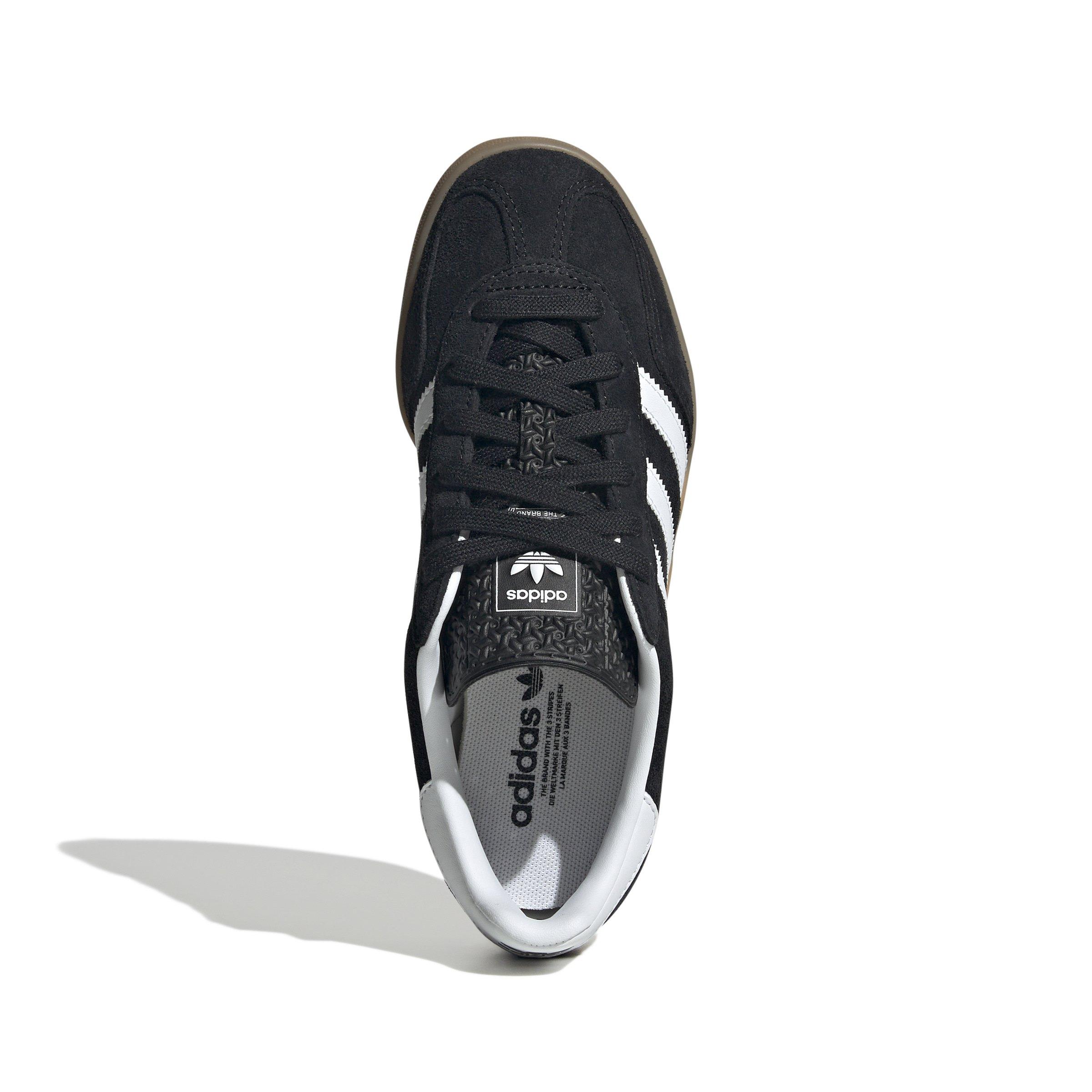 adidas Originals Gazelle Indoor Grade School Kids' "Core Black/Ftwr White" Shoe