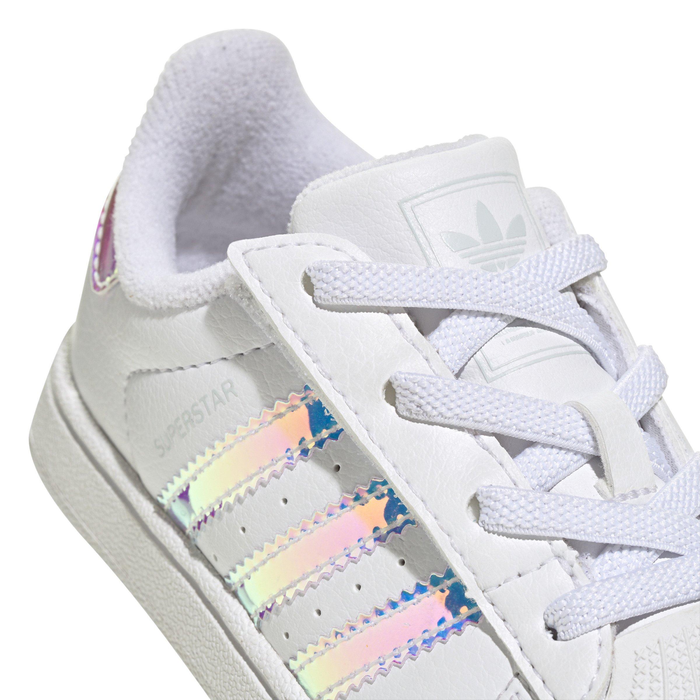 adidas Originals Superstar II "Ftwr White/Iridescent" Toddler Girls' Shoe - IRIDESCENT Thumbnail View 4