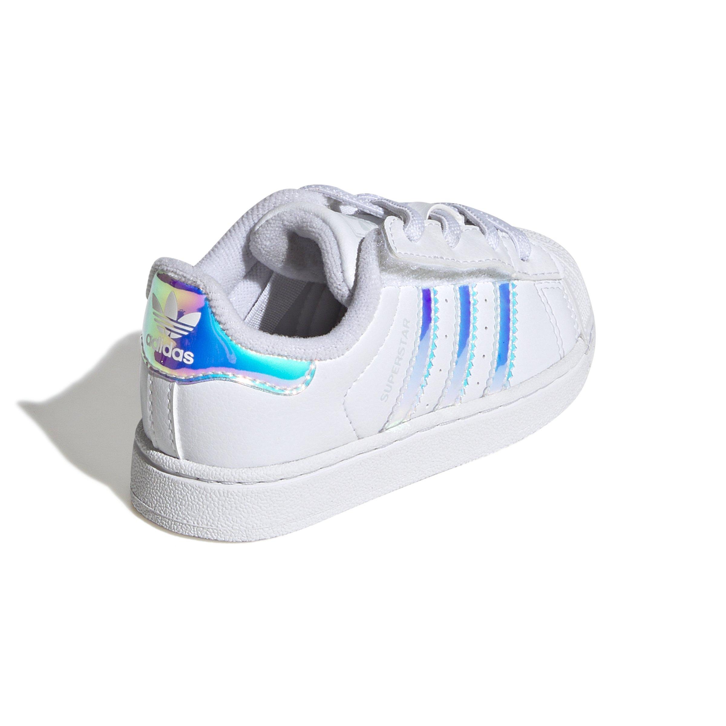 adidas Originals Superstar II "Ftwr White/Iridescent" Toddler Girls' Shoe - IRIDESCENT Thumbnail View 6