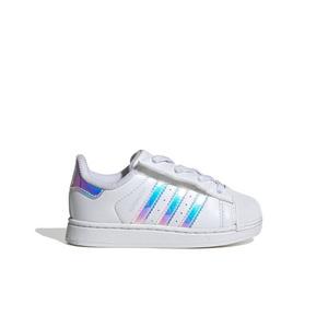 adidas Originals Superstar II "Ftwr White/Iridescent" Toddler Girls' Shoe