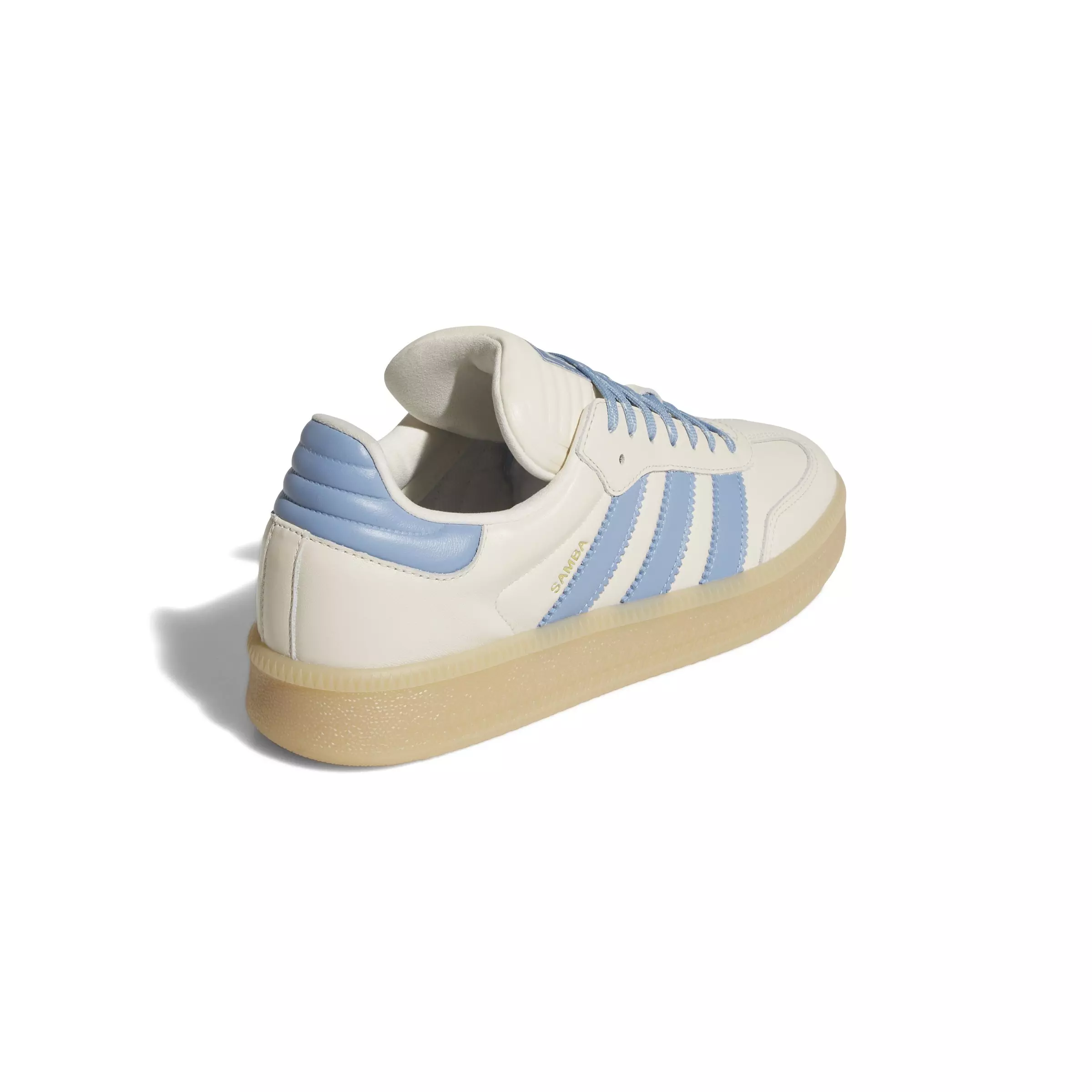 adidas Originals Samba XLG "Wonder White/Ash Blue/Gum" Men's Shoe - CREAM