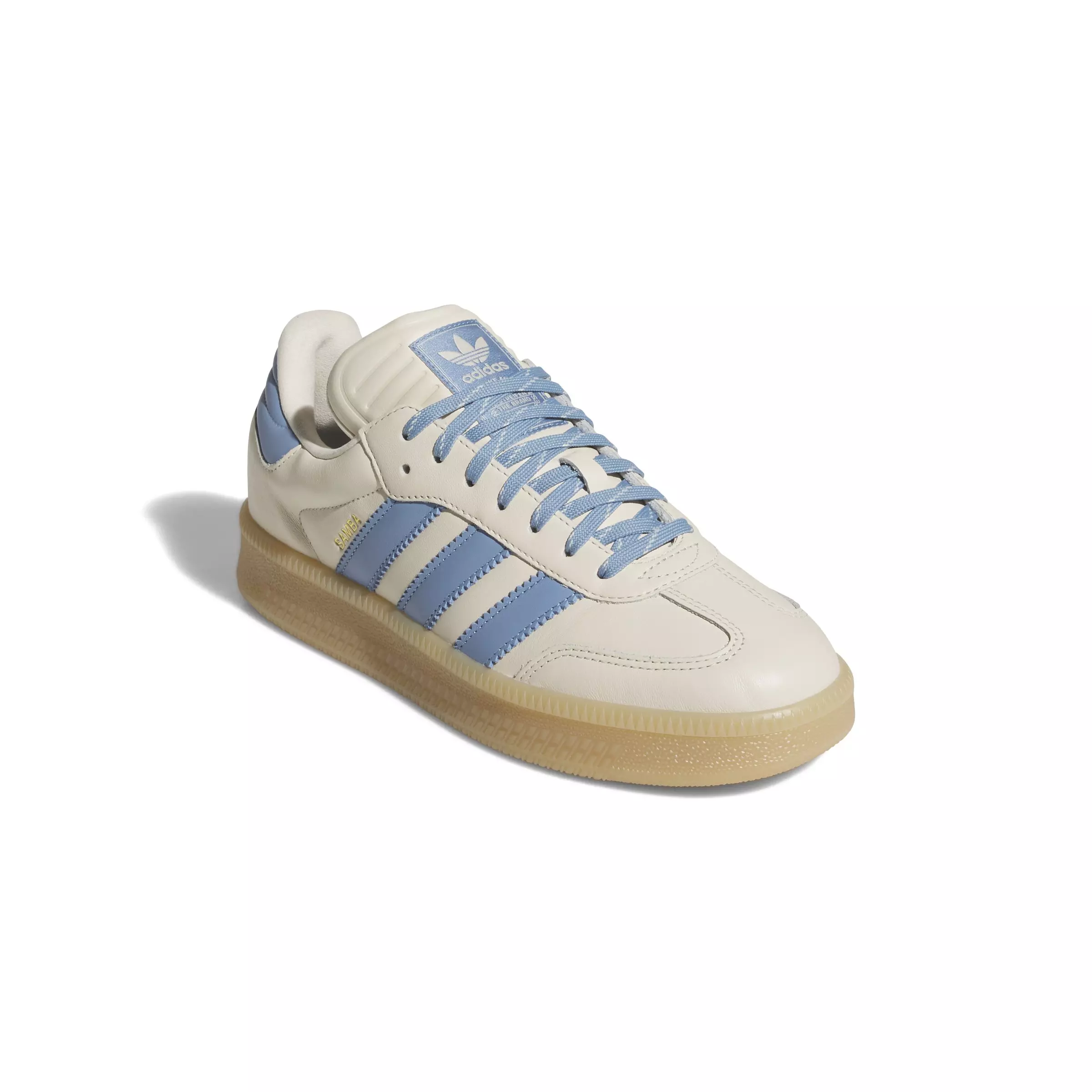 adidas Originals Samba XLG "Wonder White/Ash Blue/Gum" Men's Shoe - CREAM