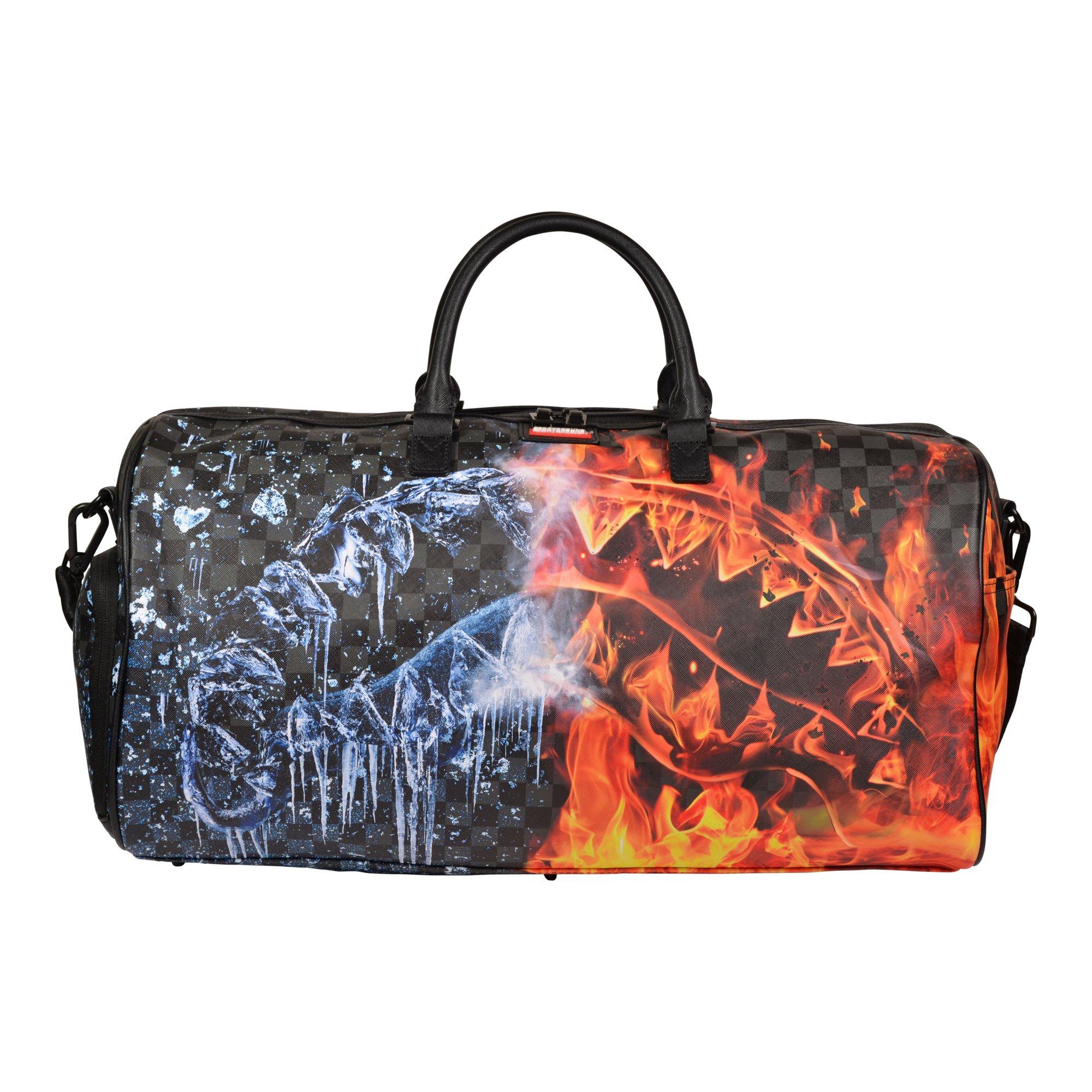 Sprayground Fire & Ice Duffle Bag