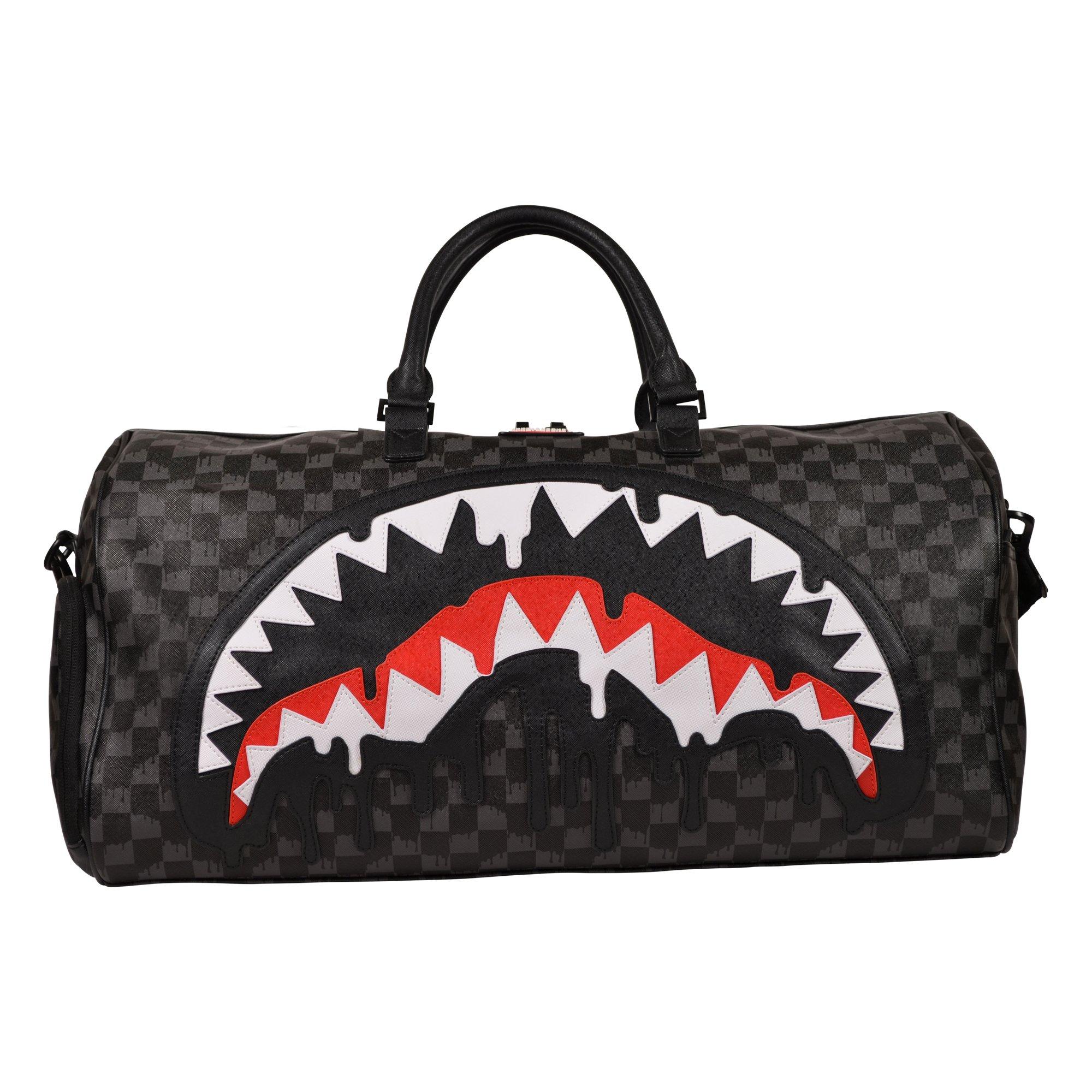 Sprayground Dripping Shark Duffle Bag 20in Travel | Hibbett