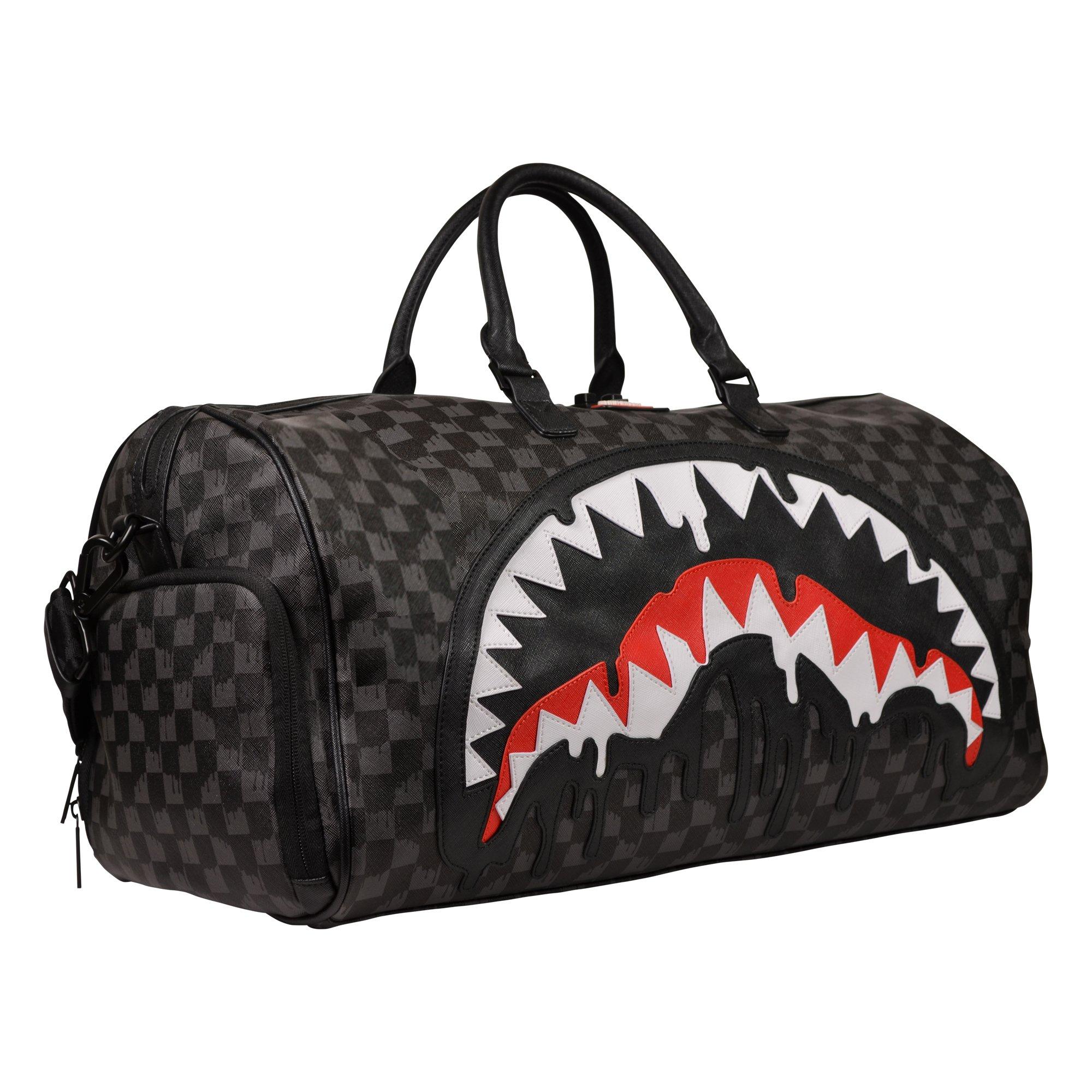 Sprayground Dripping Shark Duffle Bag