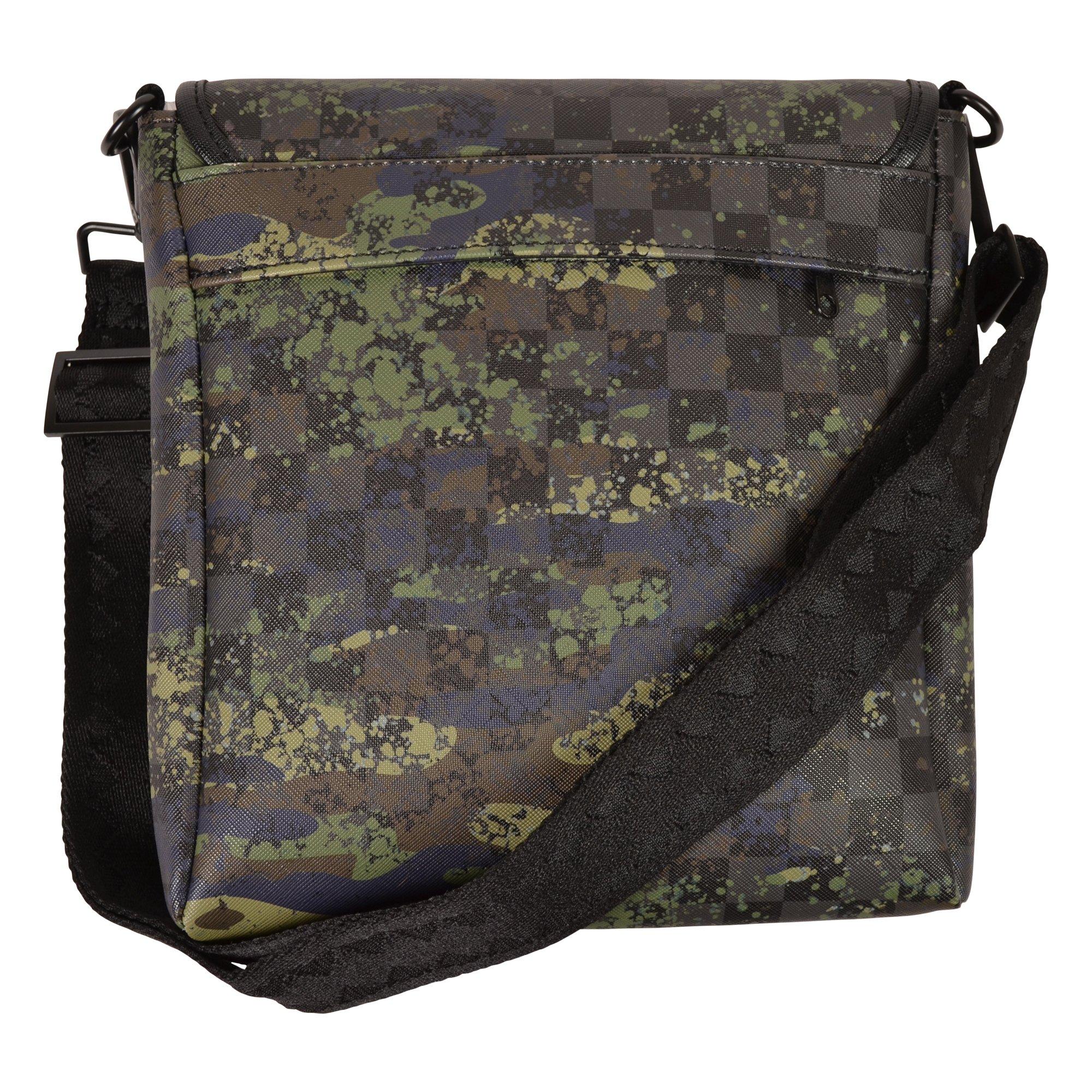 Sprayground Camo Splash Messenger Sling Bag