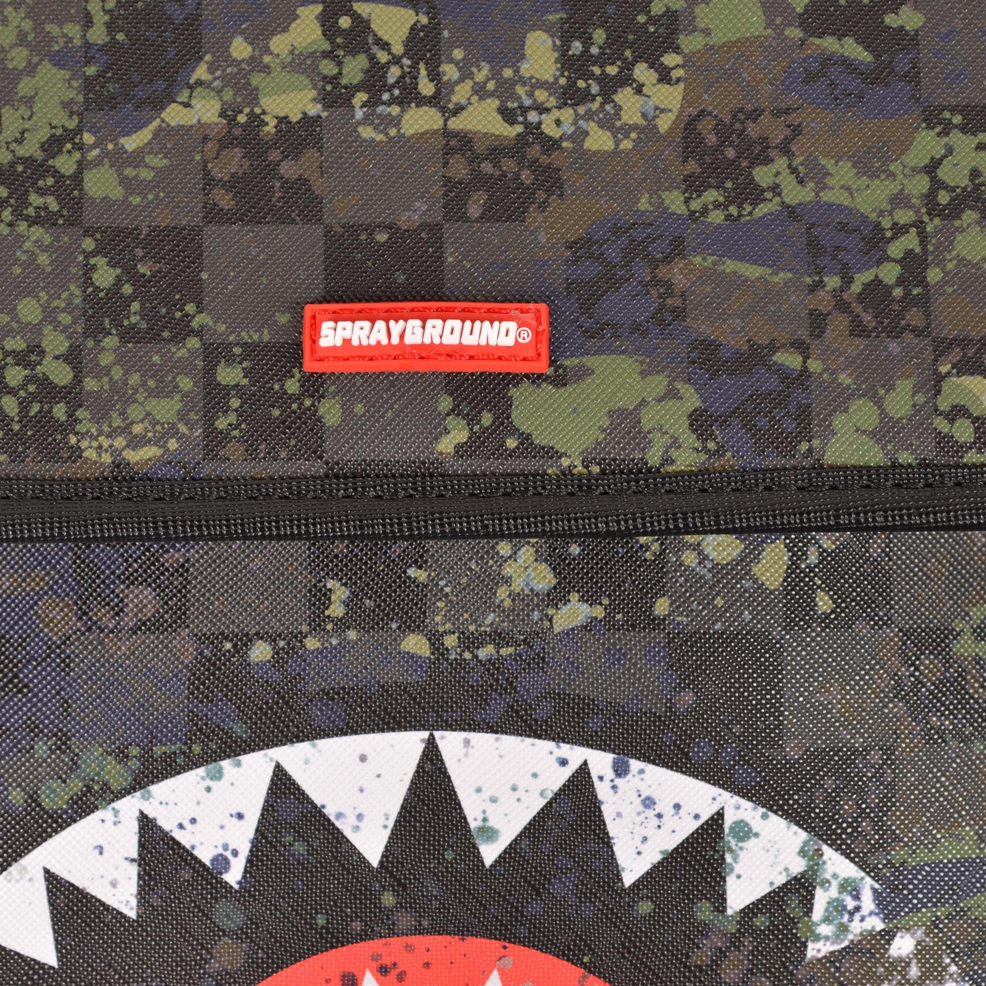 Sprayground Camo Splash Messenger Sling Bag