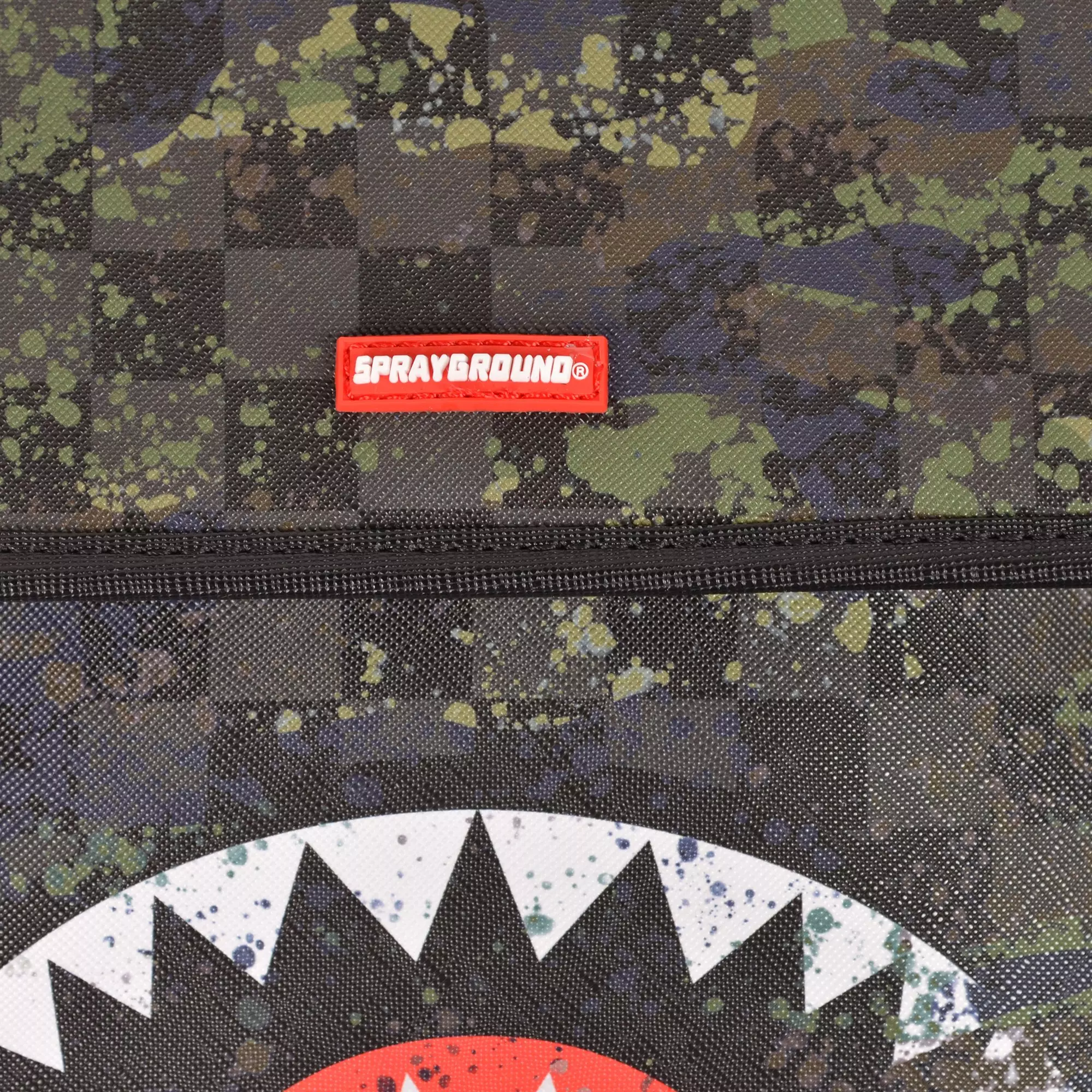 Sprayground Splash Messenger Sling Bag -Camo - MULTI-COLOR