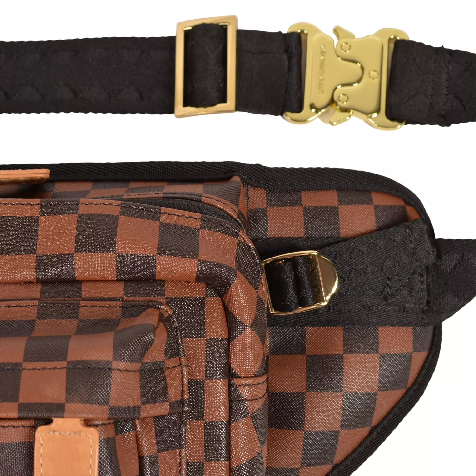 Sprayground Hennyville Cargo Crossbody Bag - BROWN