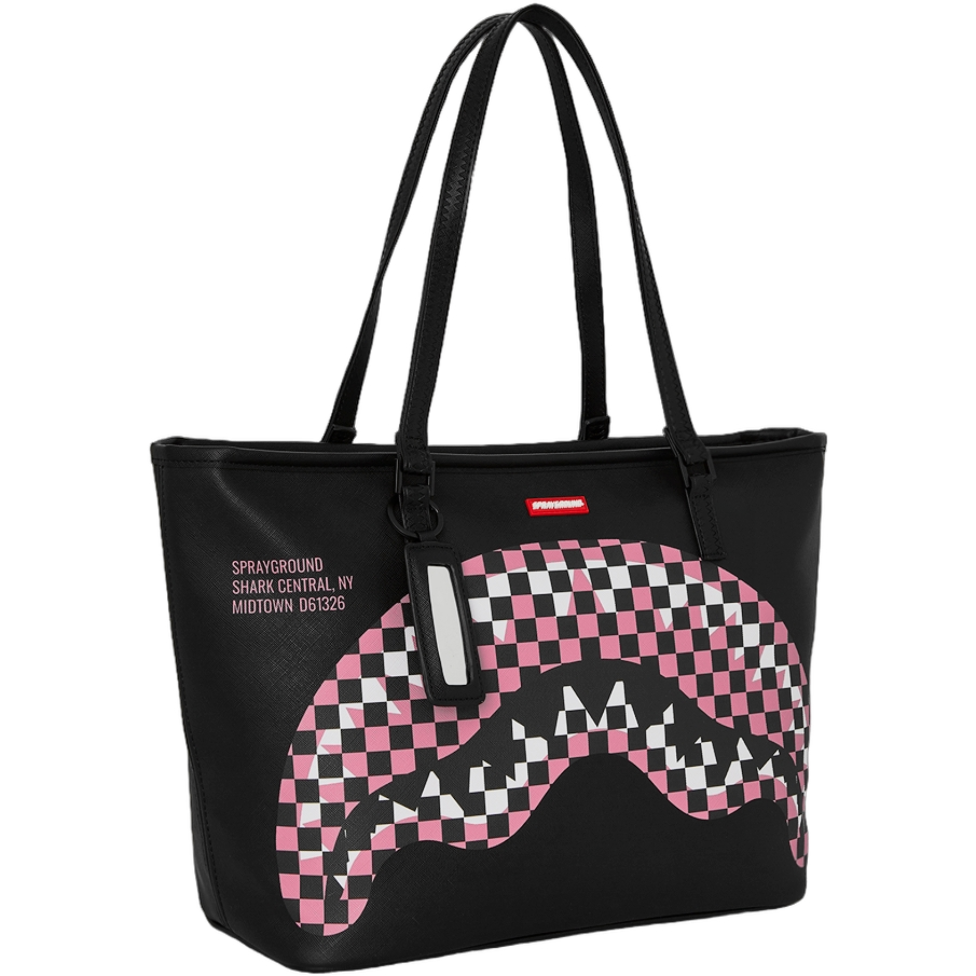 Sprayground Breakup Check Tote Bag