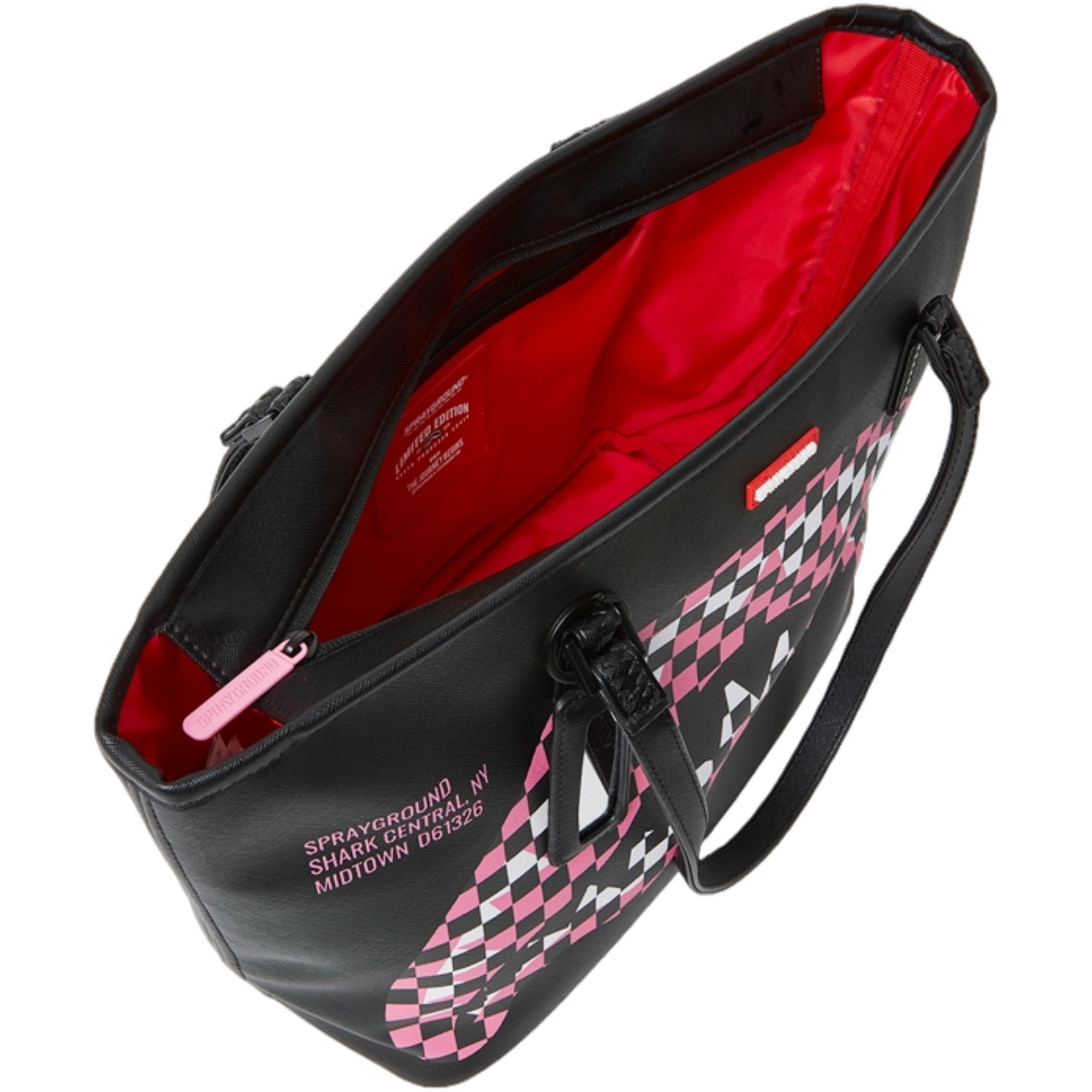 Sprayground Breakup Check Tote Bag