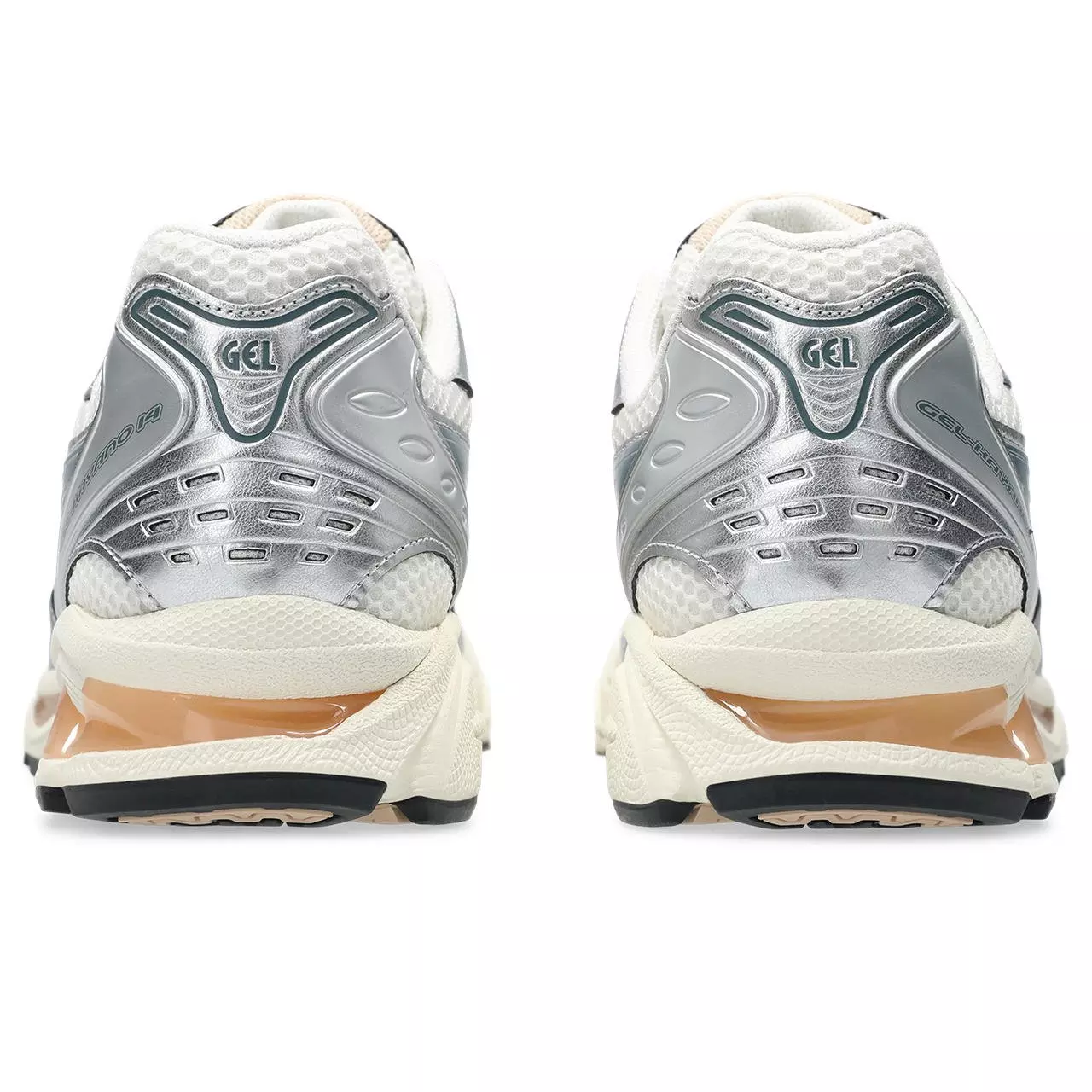 ASICS GEL-KAYANO 14 "Cream/Ironclad" Unisex Shoe - SILVER/BLUE
