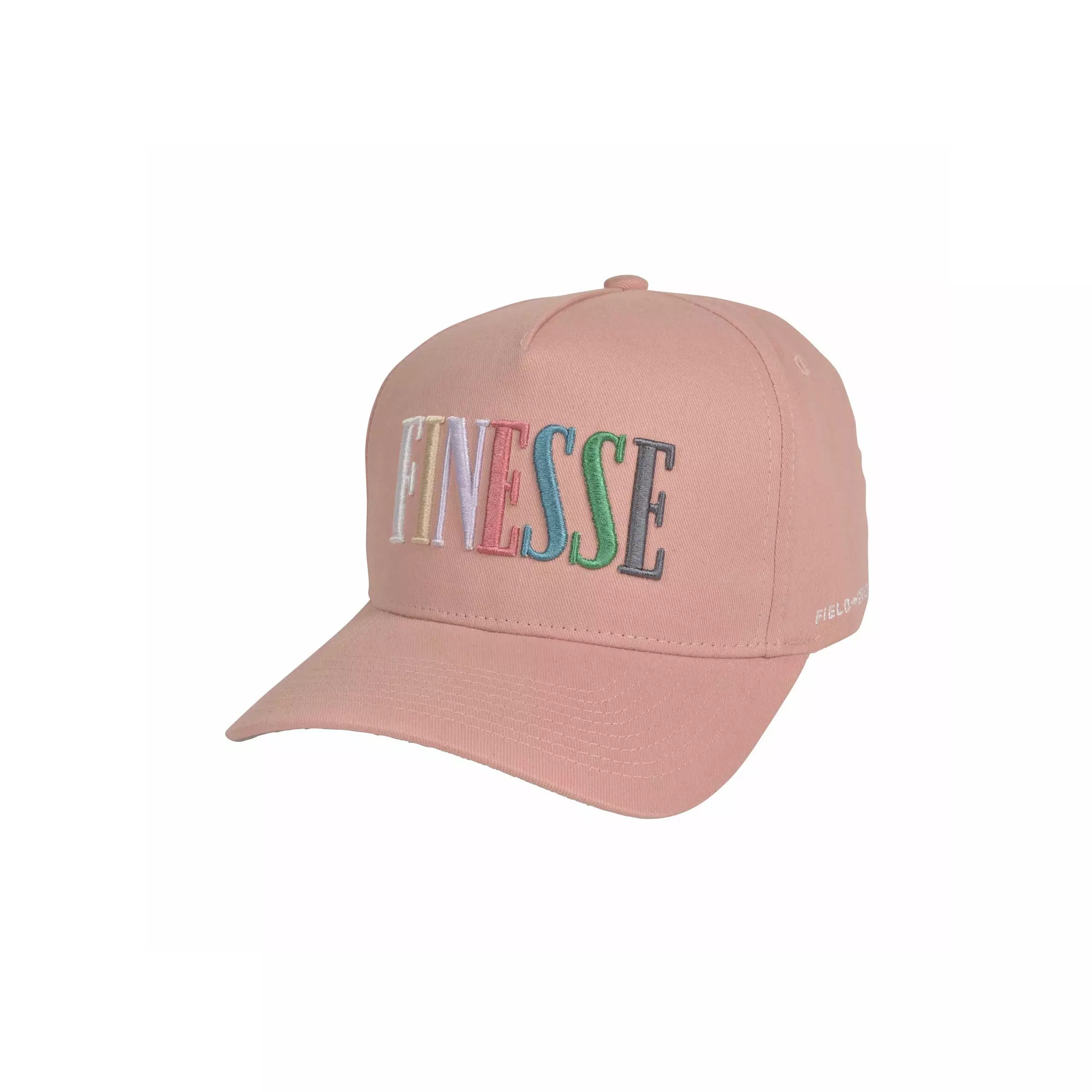 Field Grade Finesse Rose Twill  Snapback Hat-Rose - ROSE