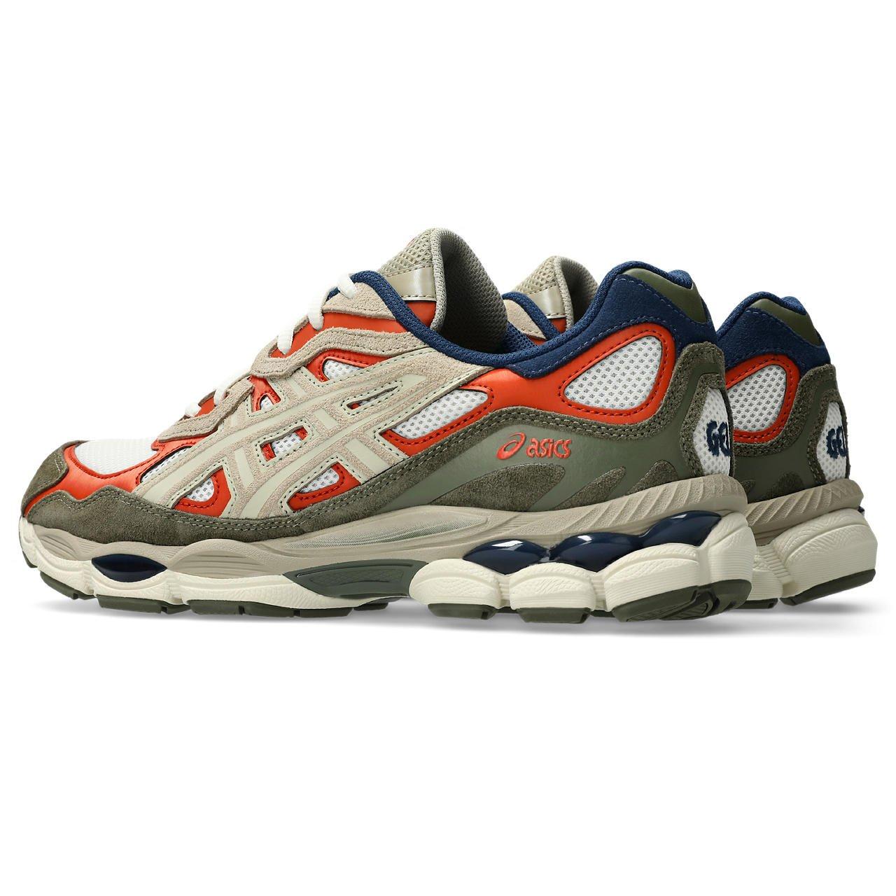 ASICS GEL-NYC "Cream/Orange" Unisex Shoe - TAN/ORANGE Thumbnail View 5