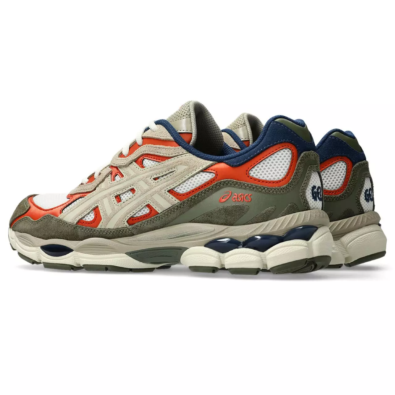 ASICS GEL-NYC "Cream/Orange" Unisex Shoe - TAN/ORANGE