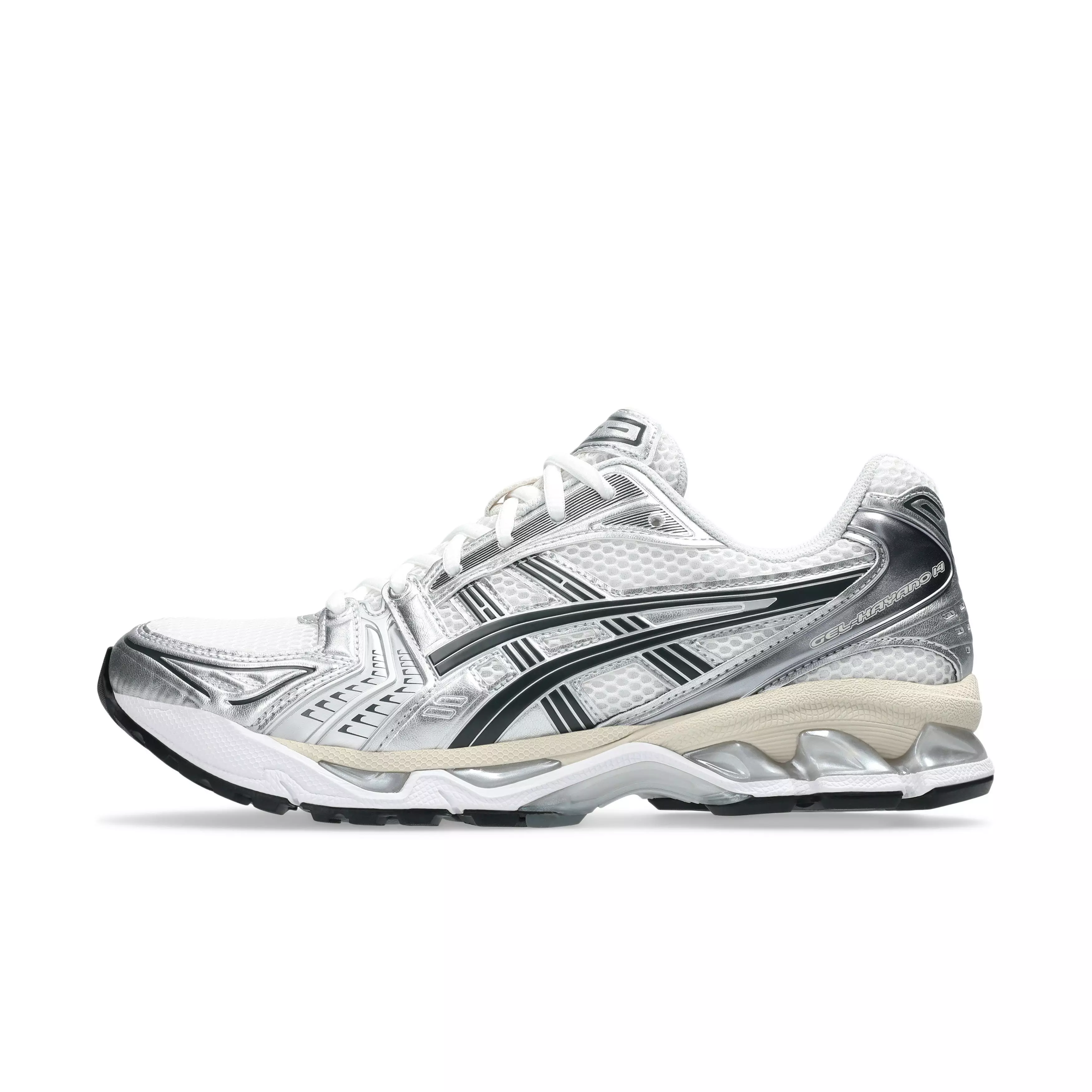 ASICS GEL-KAYANO 14 "White/Black" Unisex Shoe - WHITE/BLACK/SILVER