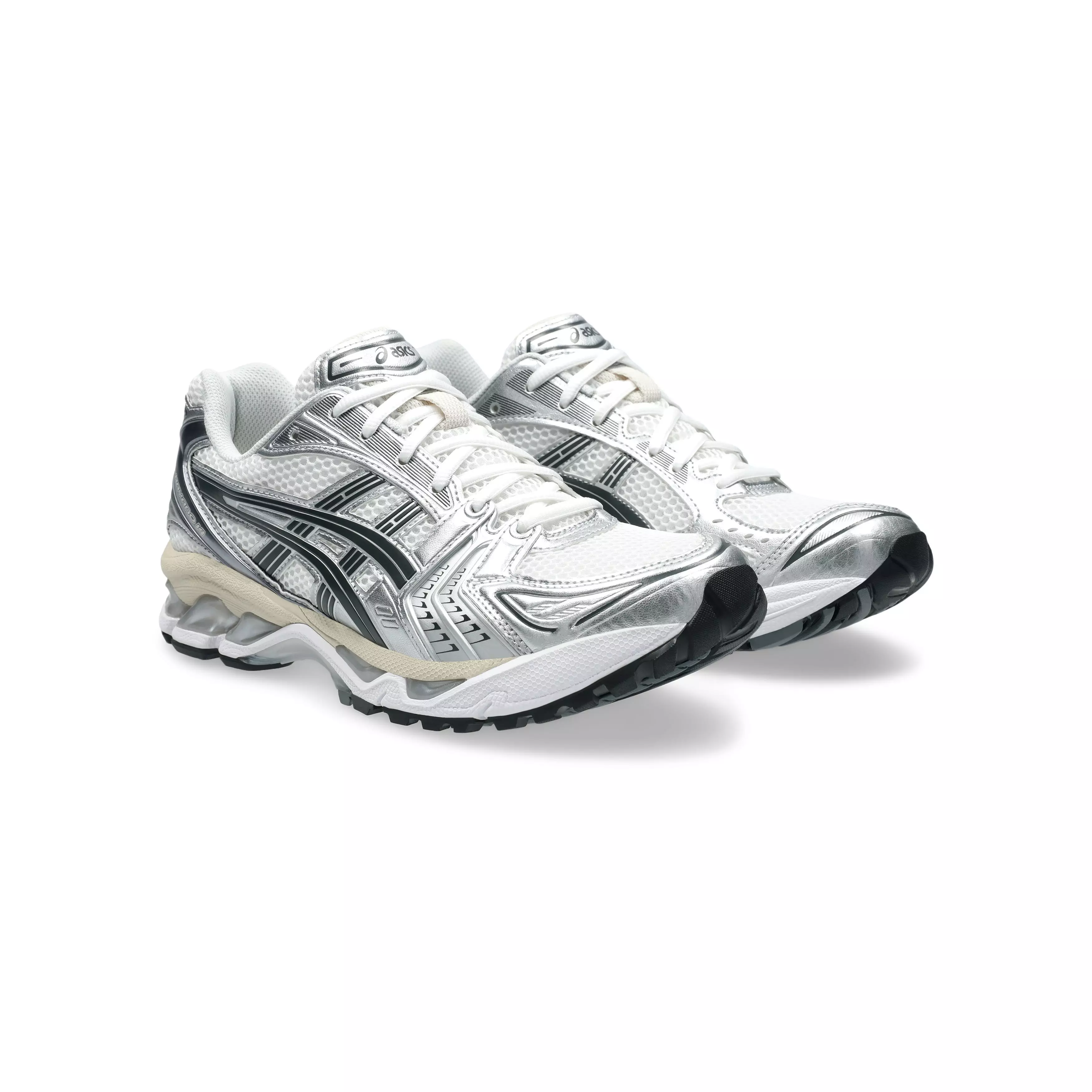 ASICS GEL-KAYANO 14 "White/Black" Unisex Shoe - WHITE/BLACK/SILVER
