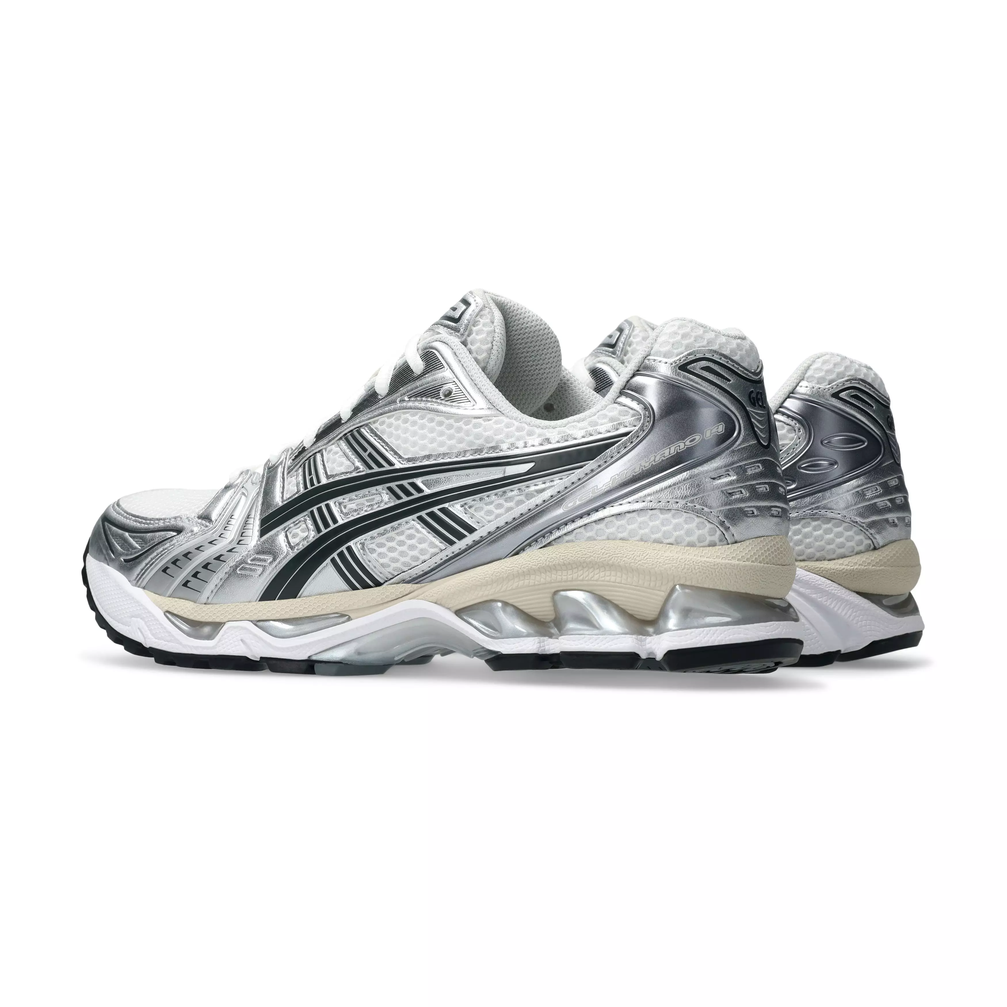 ASICS GEL-KAYANO 14 "White/Black" Unisex Shoe - WHITE/BLACK/SILVER