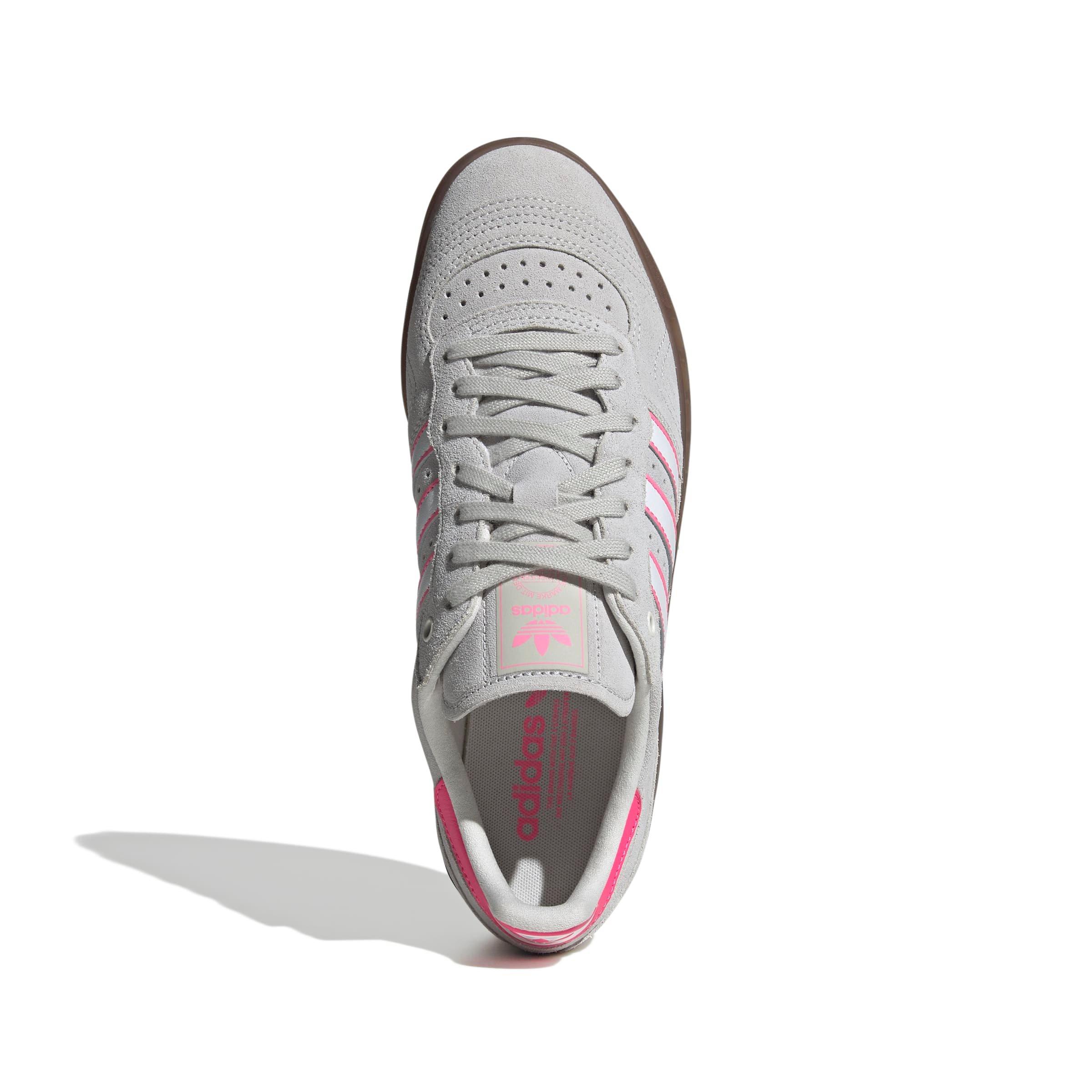 adidas Originals Handball Top "Grey/White/Lucid Pink" Men's Shoe - GREY/WHITE Thumbnail View 3