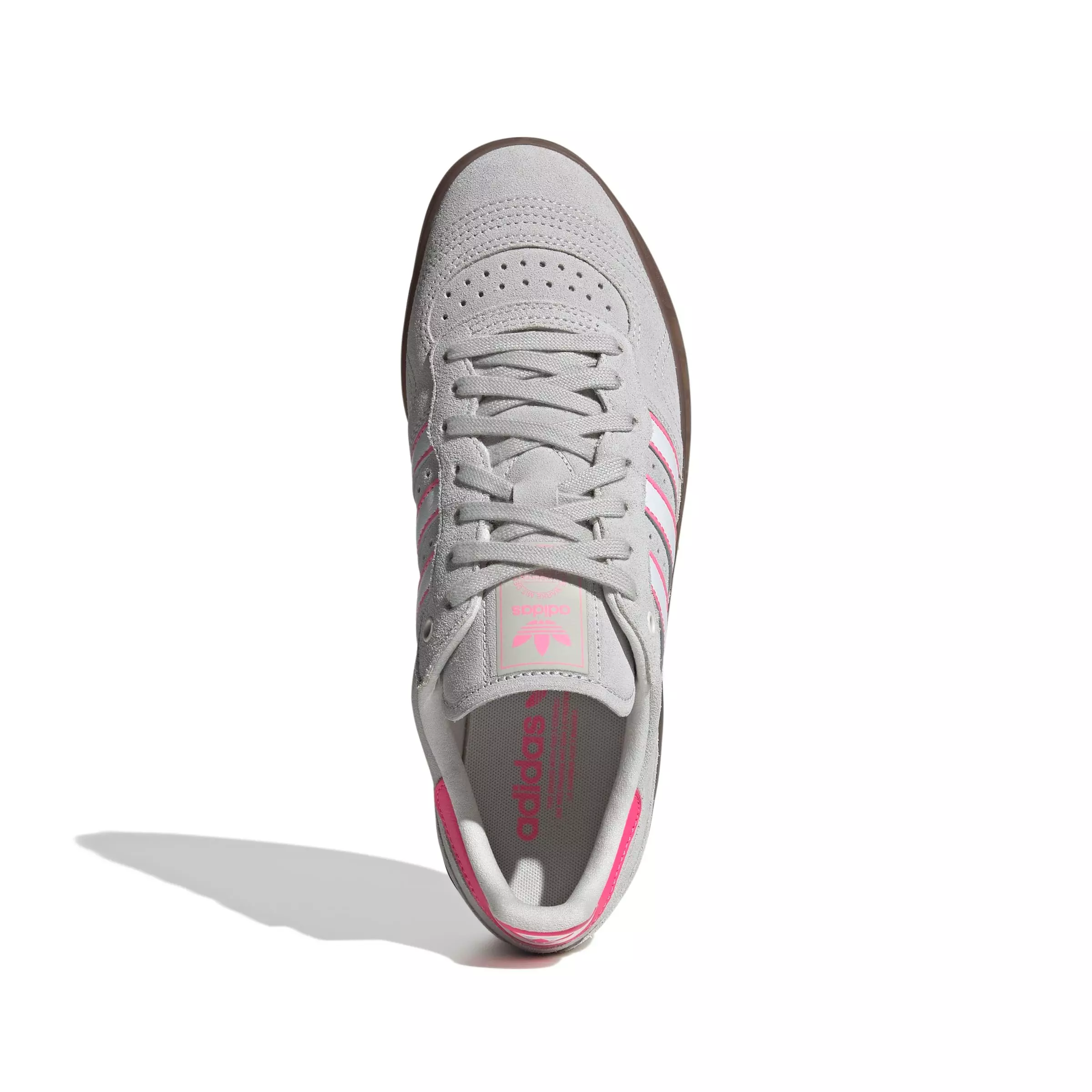 adidas Originals Handball Top "Grey/White/Lucid Pink" Men's Shoe - GREY/WHITE