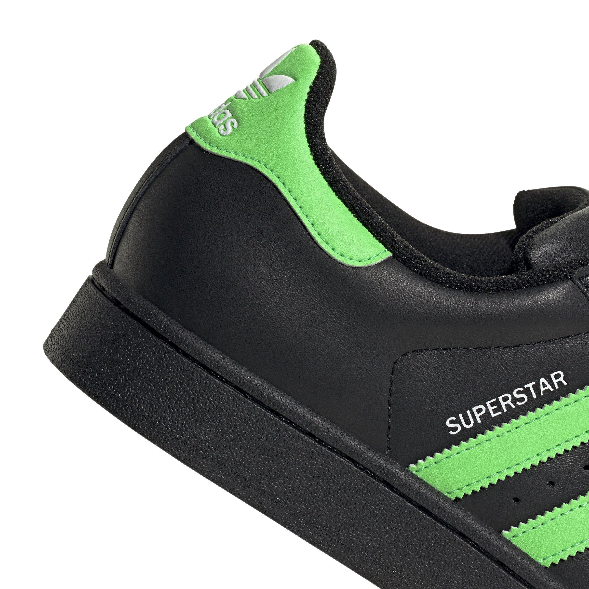 adidas Originals Superstar II "Core Black/Signal Green/White" Men's Shoe - BLACK/GREEN Thumbnail View 3