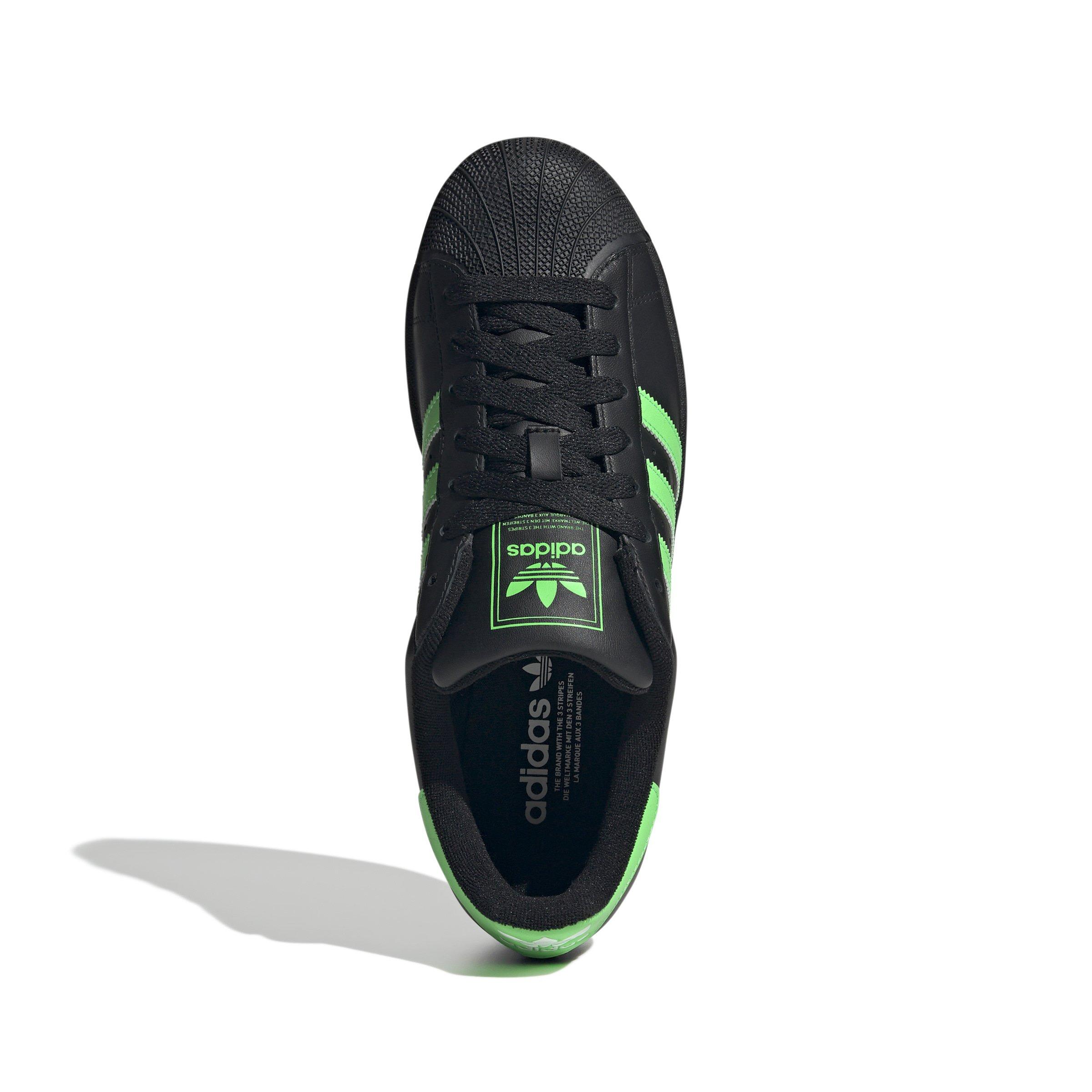 adidas Originals Superstar II "Core Black/Signal Green/White" Men's Shoe - BLACK/GREEN Thumbnail View 8