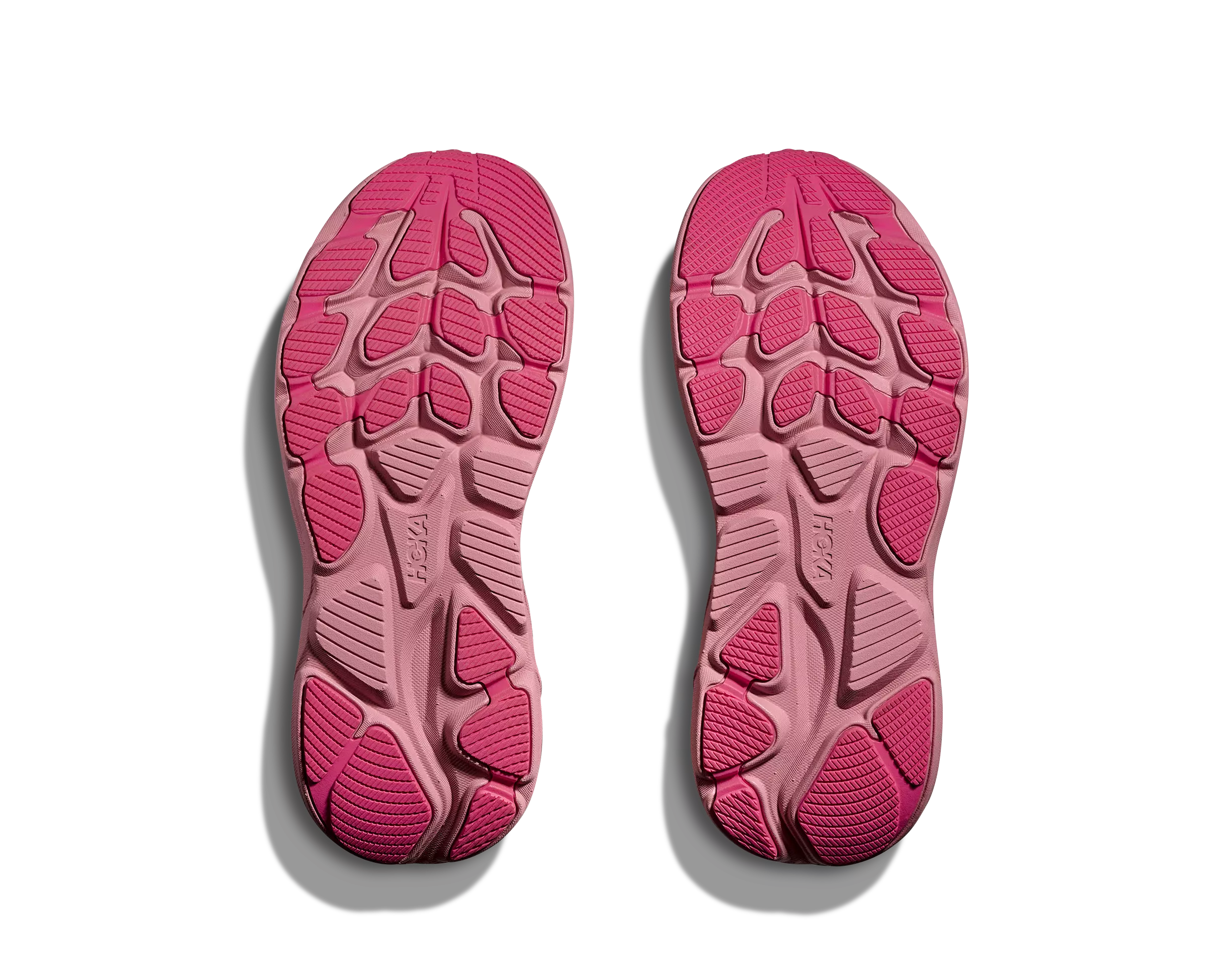 Hoka Clifton 10 "Rose Cream/Dried Rose" Grade School Girls' Running Shoe - WHITE/PINK