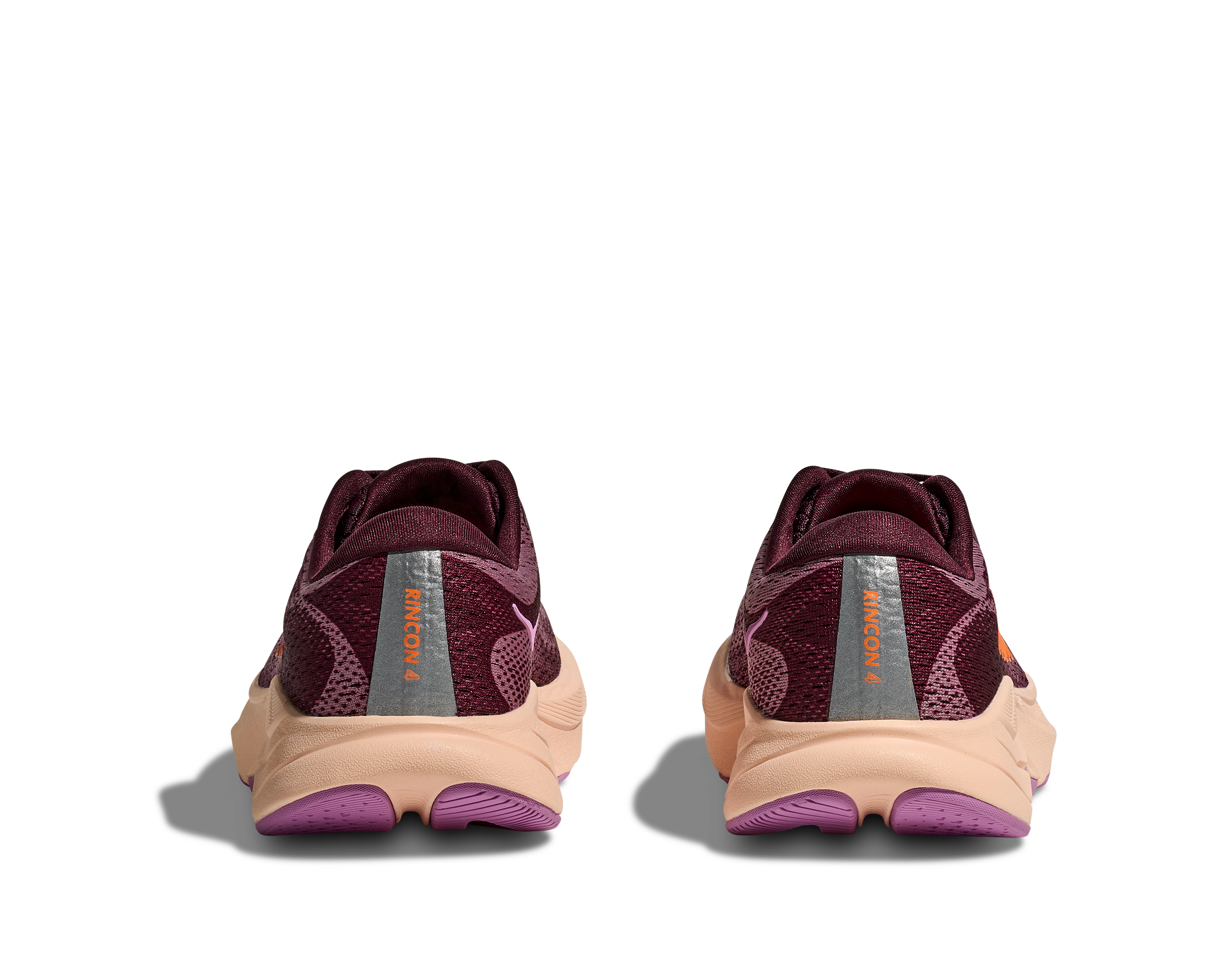 Hoka Rincon 4 Grade School Girls' "Black Cherry/Classic Mauve" Running Shoe