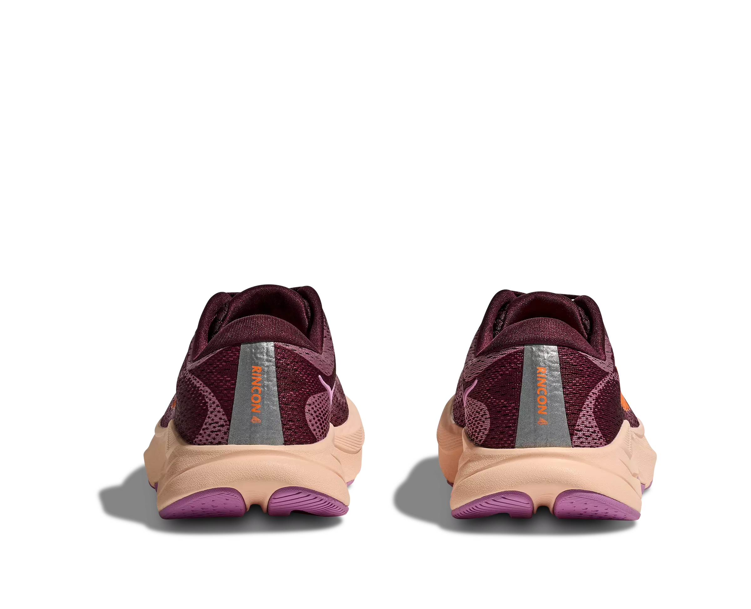 Hoka Rincon 4 "Black Cherry/Classic Mauve" Grade School Girls' Running Shoe - RED/PINK