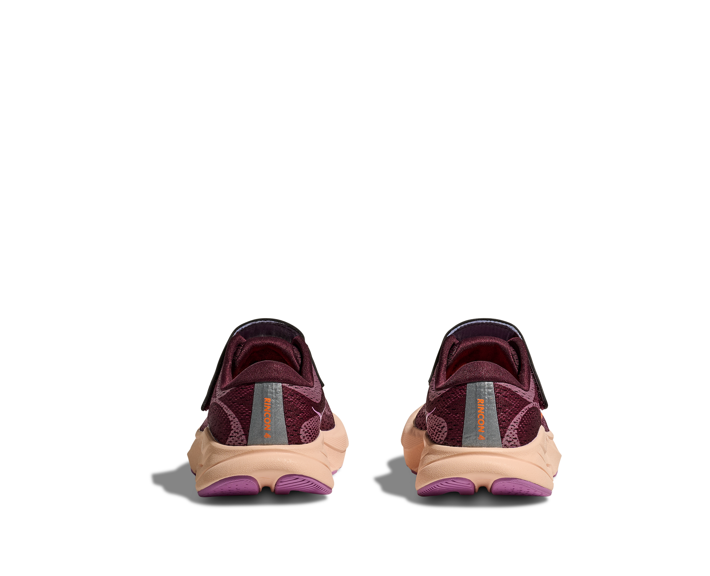 Hoka Rincon 4 Preschool Girls' "Black Cherry/Classic Mauve" Running Shoe