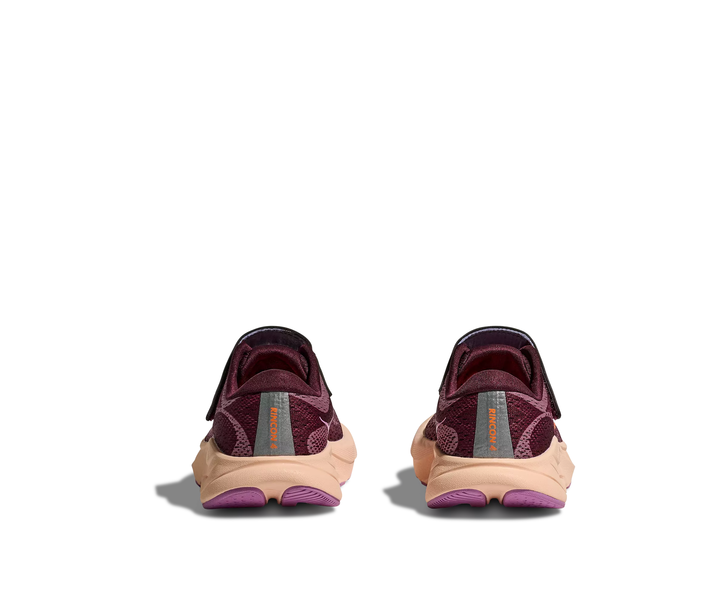 Hoka Rincon 4 "Black Cherry/Classic Mauve" Preschool Girls' Running Shoe - RED/PINK