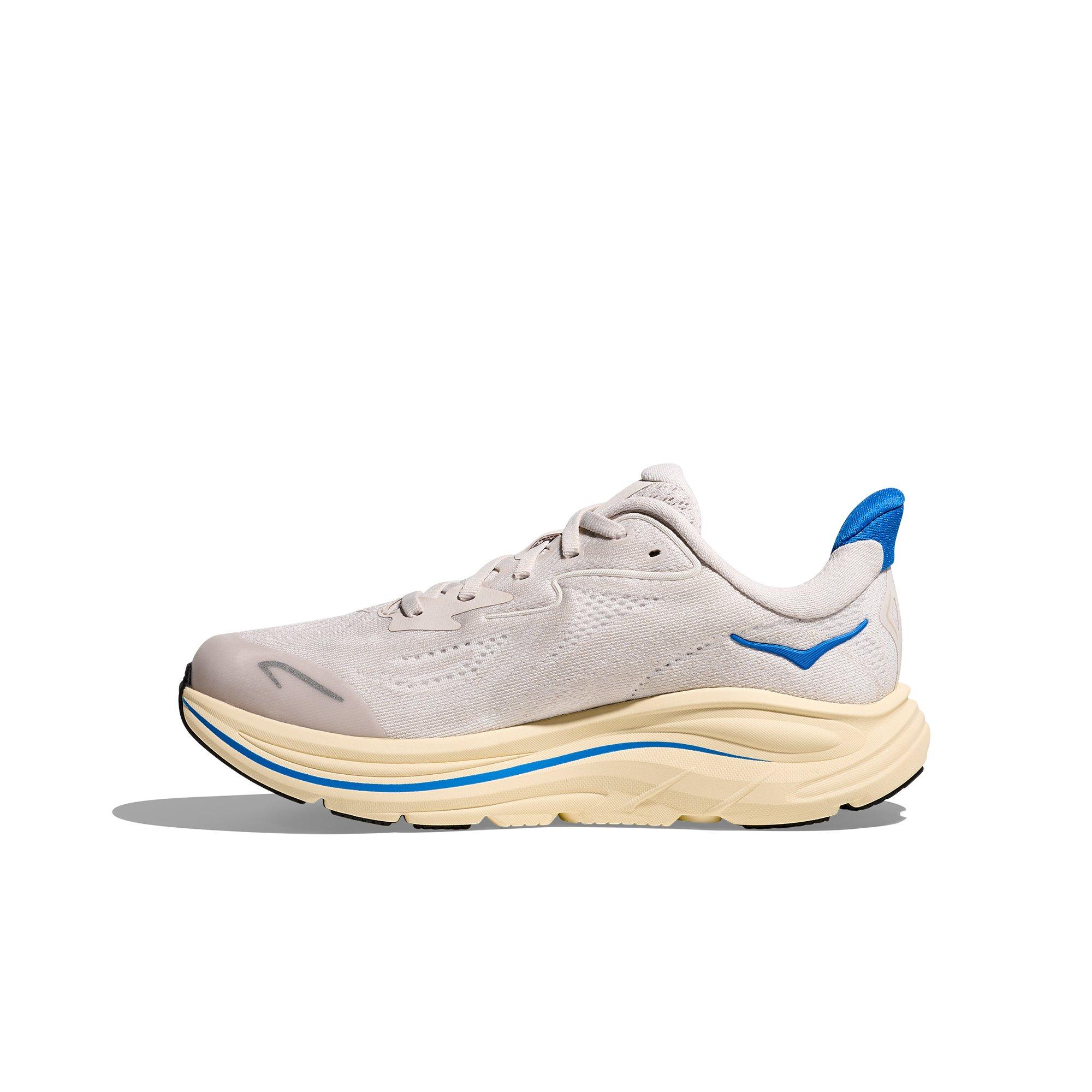 Hoka Clifton 10 Grade School Boys' "Stucco/Virtual Blue" Running Shoe