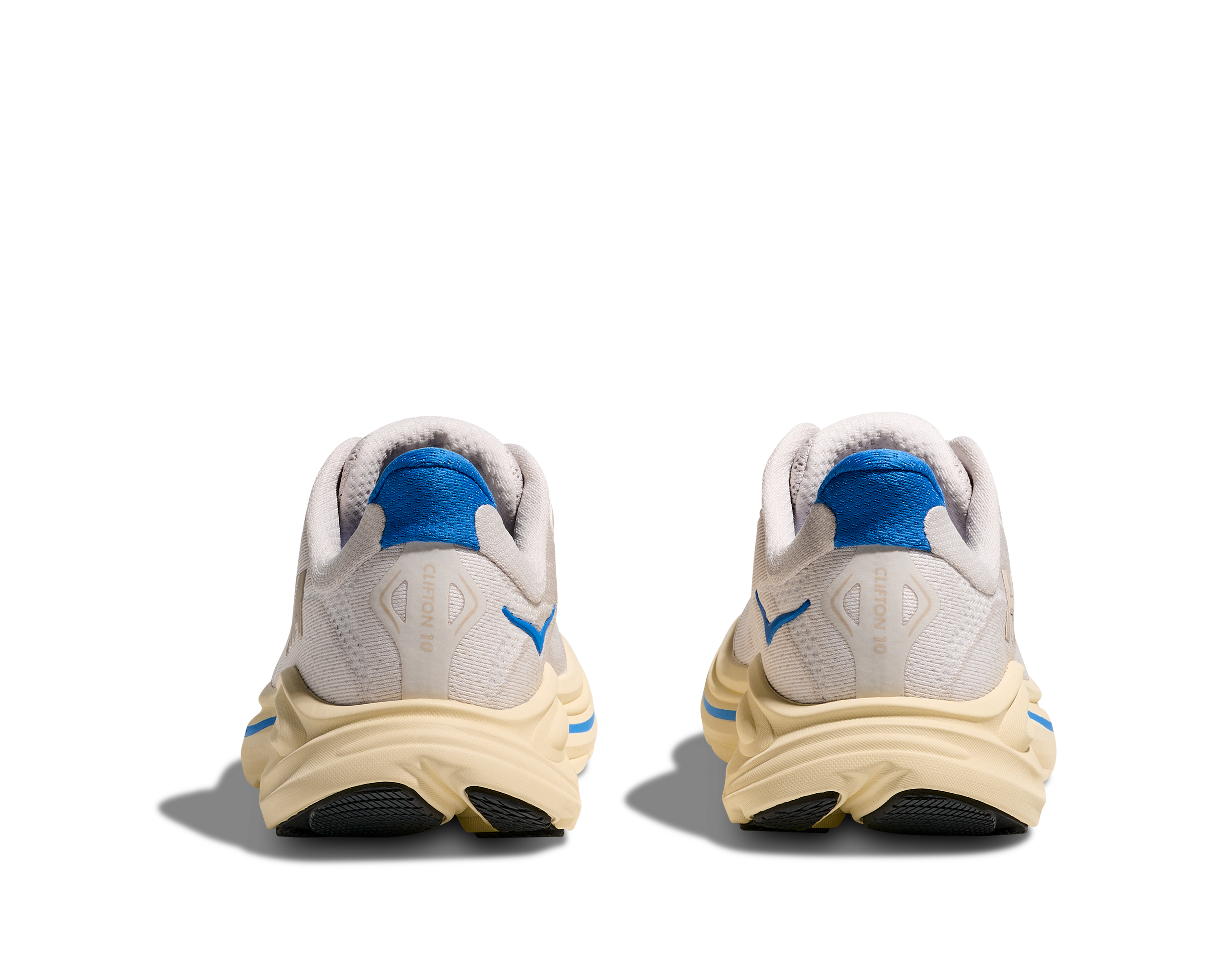 Hoka Clifton 10 Grade School Boys' "Stucco/Virtual Blue" Running Shoe