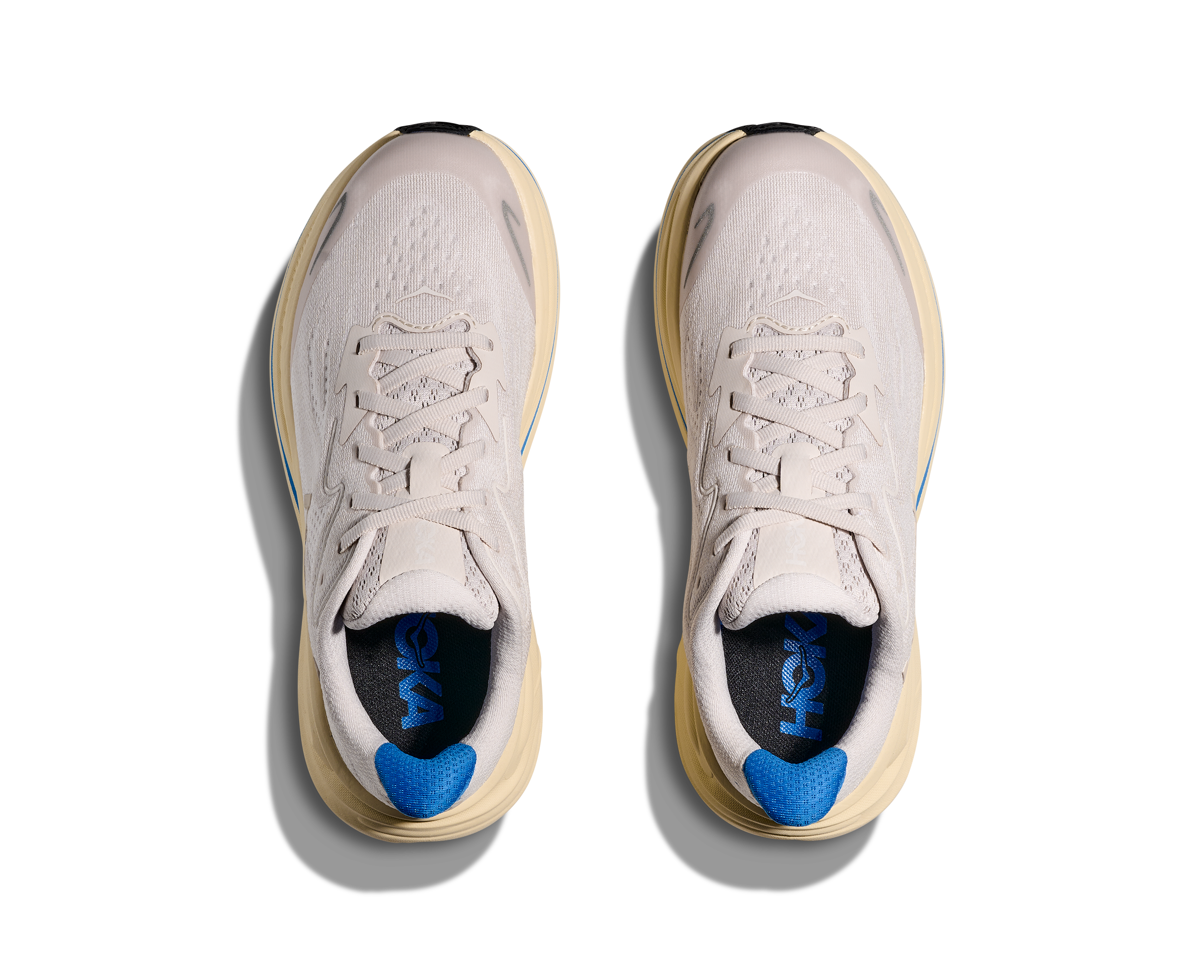 Hoka Clifton 10 Grade School Boys' "Stucco/Virtual Blue" Running Shoe